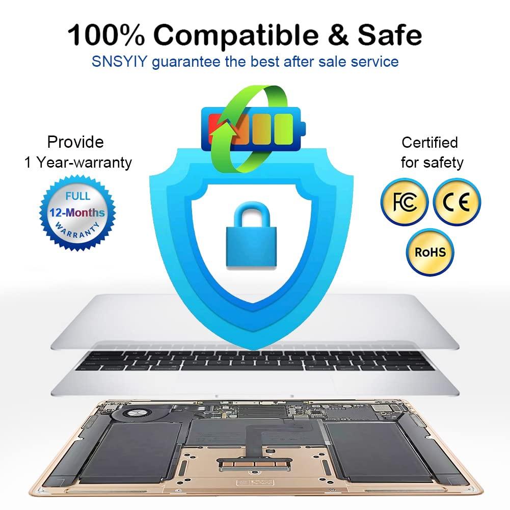 SNSYIY A1932 MacBook Air Battery A1965 for MacBook Air 13 inch Retina A1932 (2018-2019) A2179 2020 (EMC 3184 3302) A1965 Laptop Battery Replacement - Image 4
