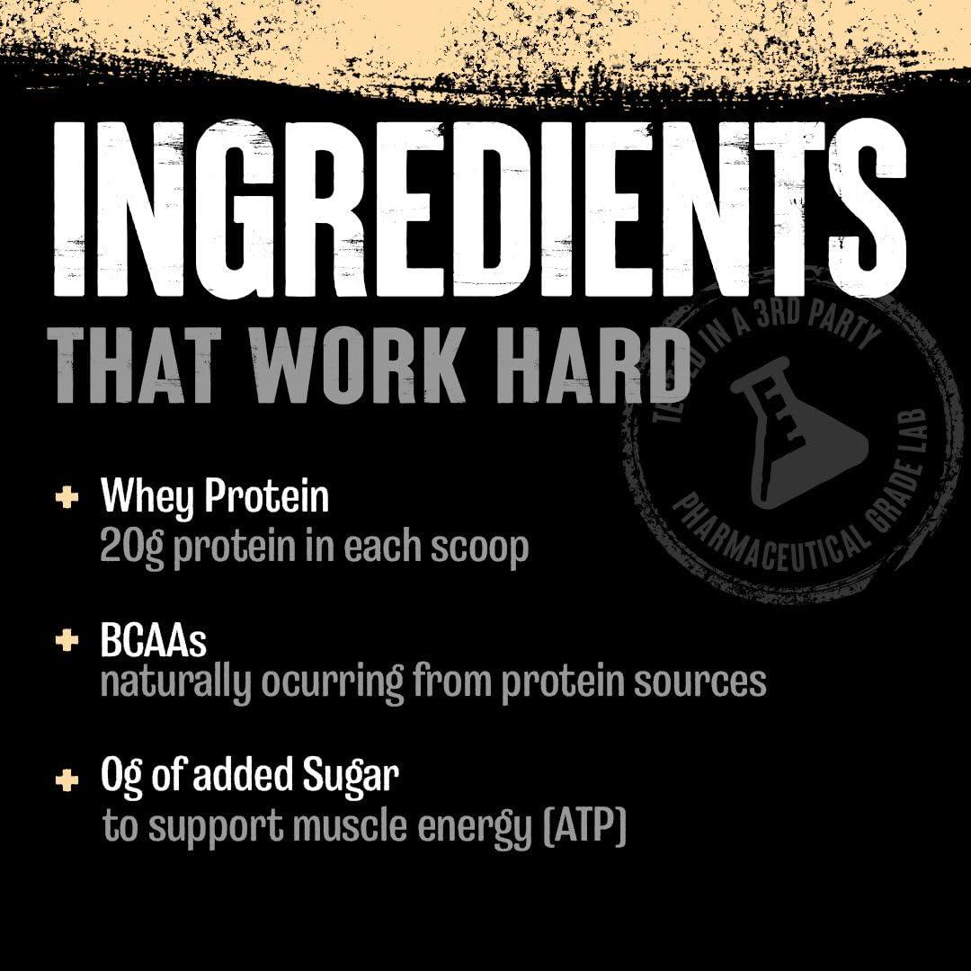 Animal 100% Whey Protein Powder – Whey Blend for Pre Workout or Post Workout, Recovery, or an Anytime Low Sugar Protein Boost Meal Replacement with BCAA Branched Chain Amino Acids – Chocolate, 4 lb - Image 5