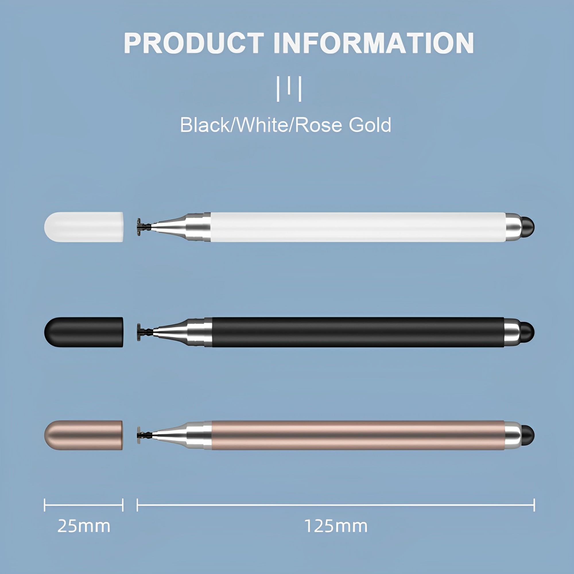 Dxlam 2-in-1 Stylus Pen for Touch Screen, 3pcs High Precision Universal Stylus Pen for iPad Compatible with Apple, iPhone, iPad, Android, Microsoft Tablets, Phones - Image 7