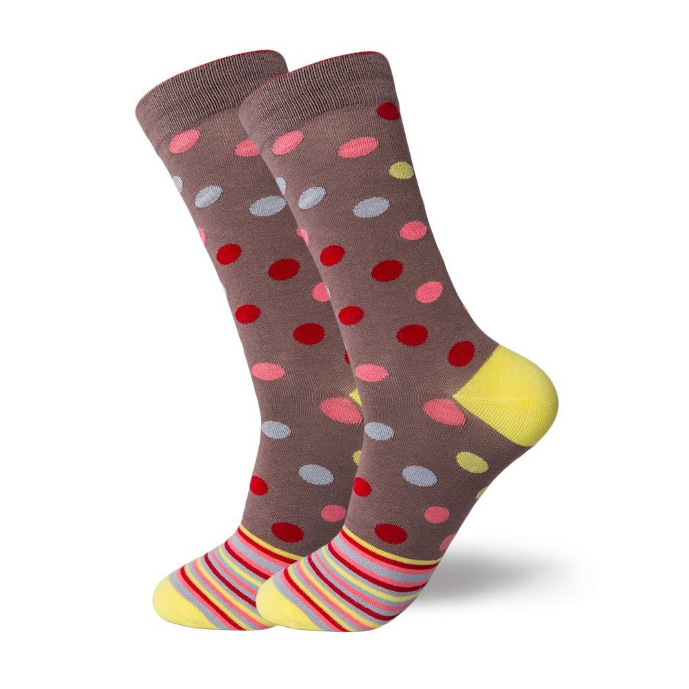HHX YONLEE Dress Socks 5/6/10 Pairs Crew Argyle Colorful Cotton Novelty Casual Happy Fun - Image 6