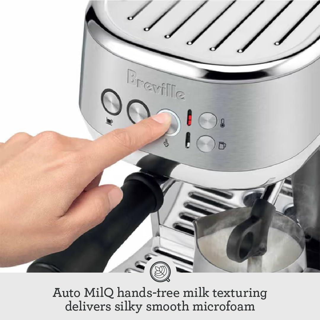 Breville Bambino Plus Espresso Machine BES500BSS, Brushed Stainless Steel - Image 7