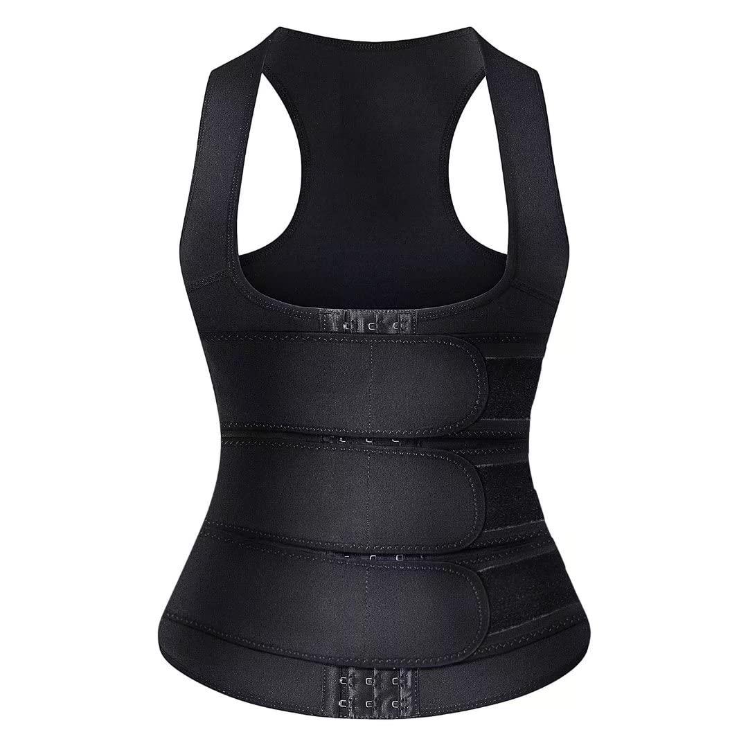 HOPLYNN Neoprene Sauna Sweat Waist Trainer Corset Trimmer Vest for Women Tummy Control, Waist Cincher Body Shaper