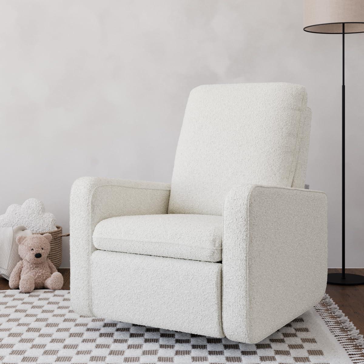 Graco Teddi Power Recliner Swivel Glider (Ivory Boucle) – Electronic Power Recline, USB-A & USB-C Charger, Premium Cushioning & Comfort - Image 2
