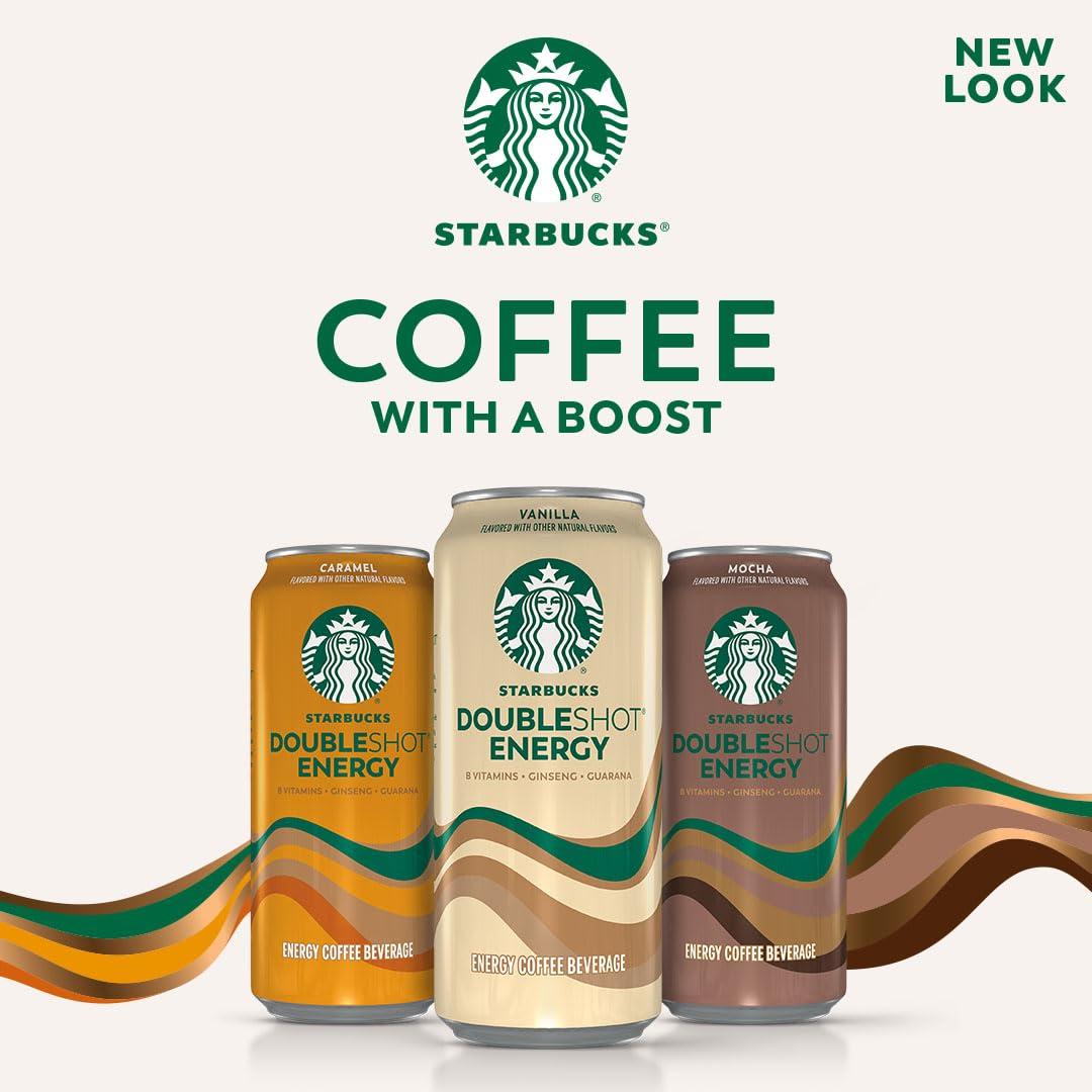 Starbucks Doubleshot Energy Drink Coffee Beverage, Vanilla, Iced Coffee, 15 fl oz Cans (Packaging May Vary) (Pack of 12) - Image 4