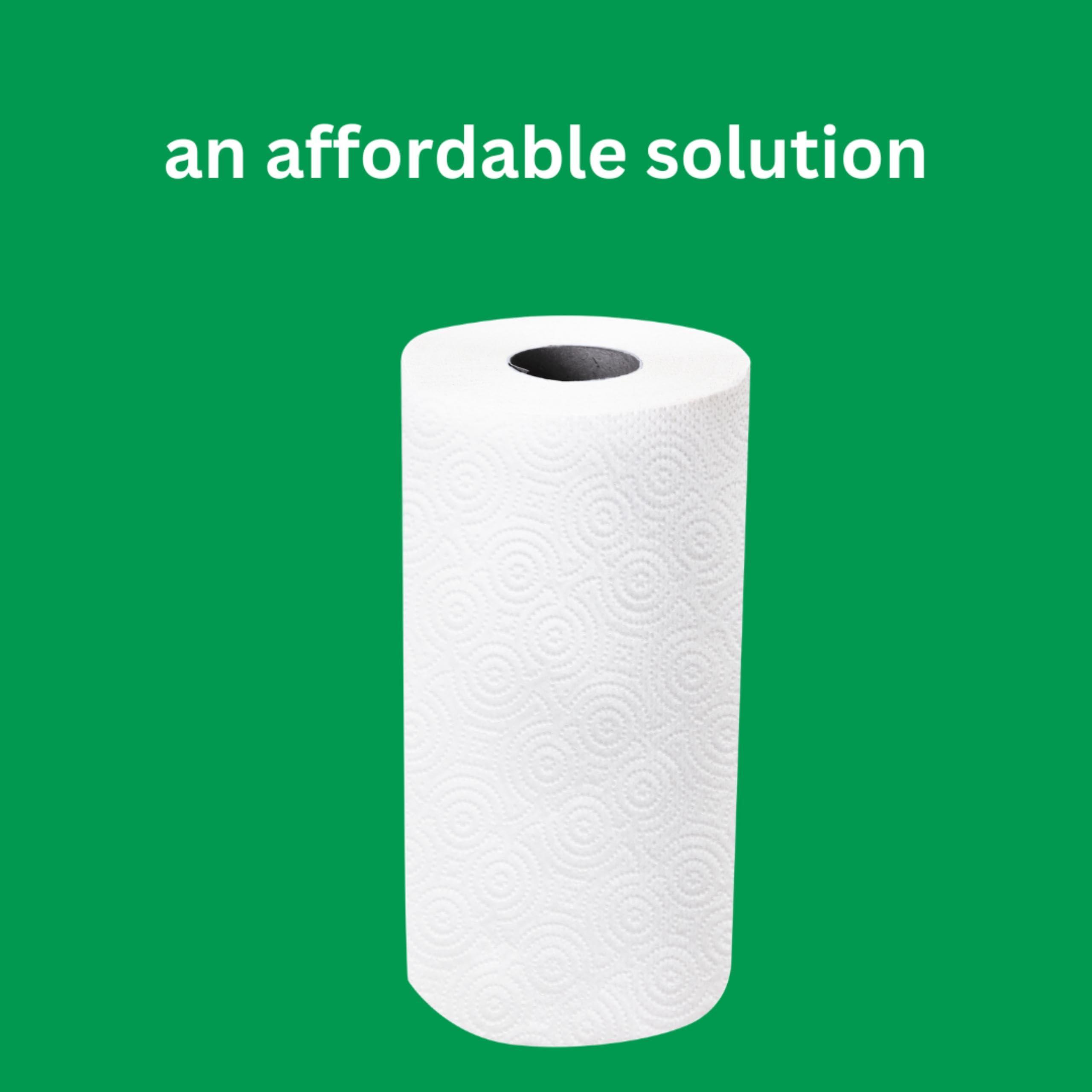 Amazon Basics 2-Ply Flex-Sheets Paper Towels, 2 Basics Rolls = 5 Regular Rolls, Everyday Value with 150 Sheets per Roll - Image 5