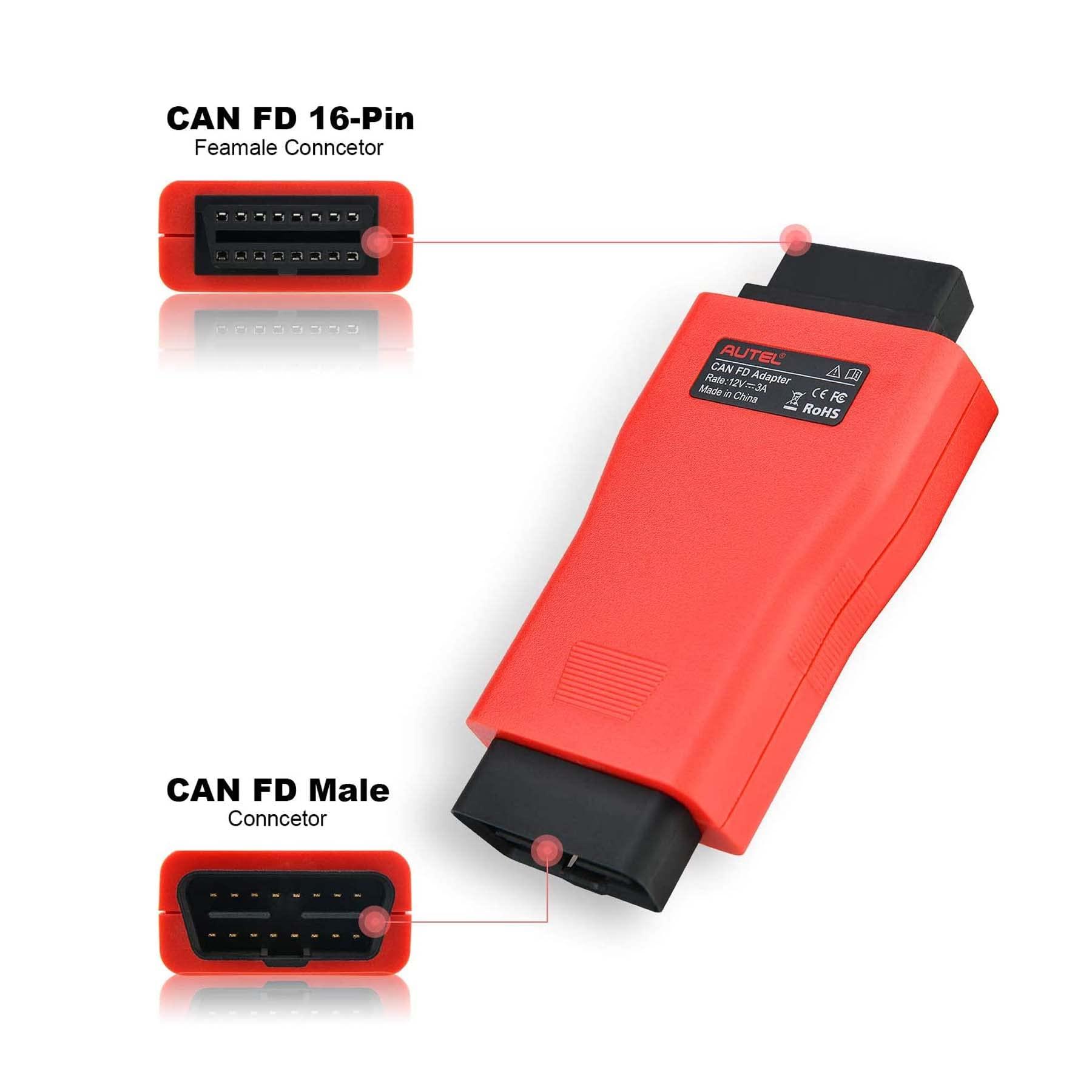 Autel CAN FD Adapter Support CAN FD Protocol for GM 2020+ for Ford for Chevrolet for Lincoln Compatible MaxiFlash Elite J2534-VCI VCI100 VCI Mini Maxisys Elite 908 Series 906 Series - Image 5