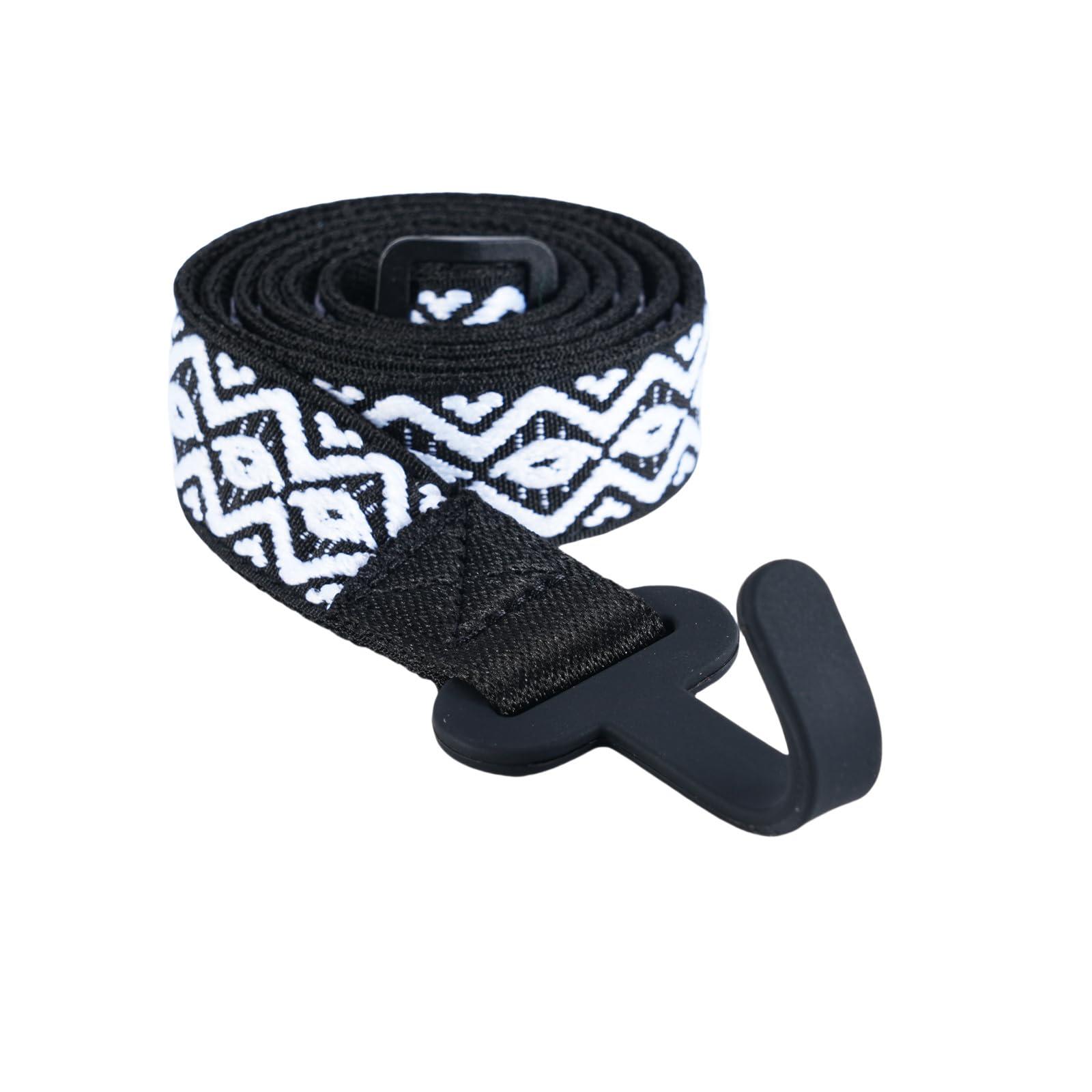 CLOUDMUSIC Ukulele Strap Clip On No Drill J Hook For Soprano Concert Tenor Baritone(Wave) - Image 2