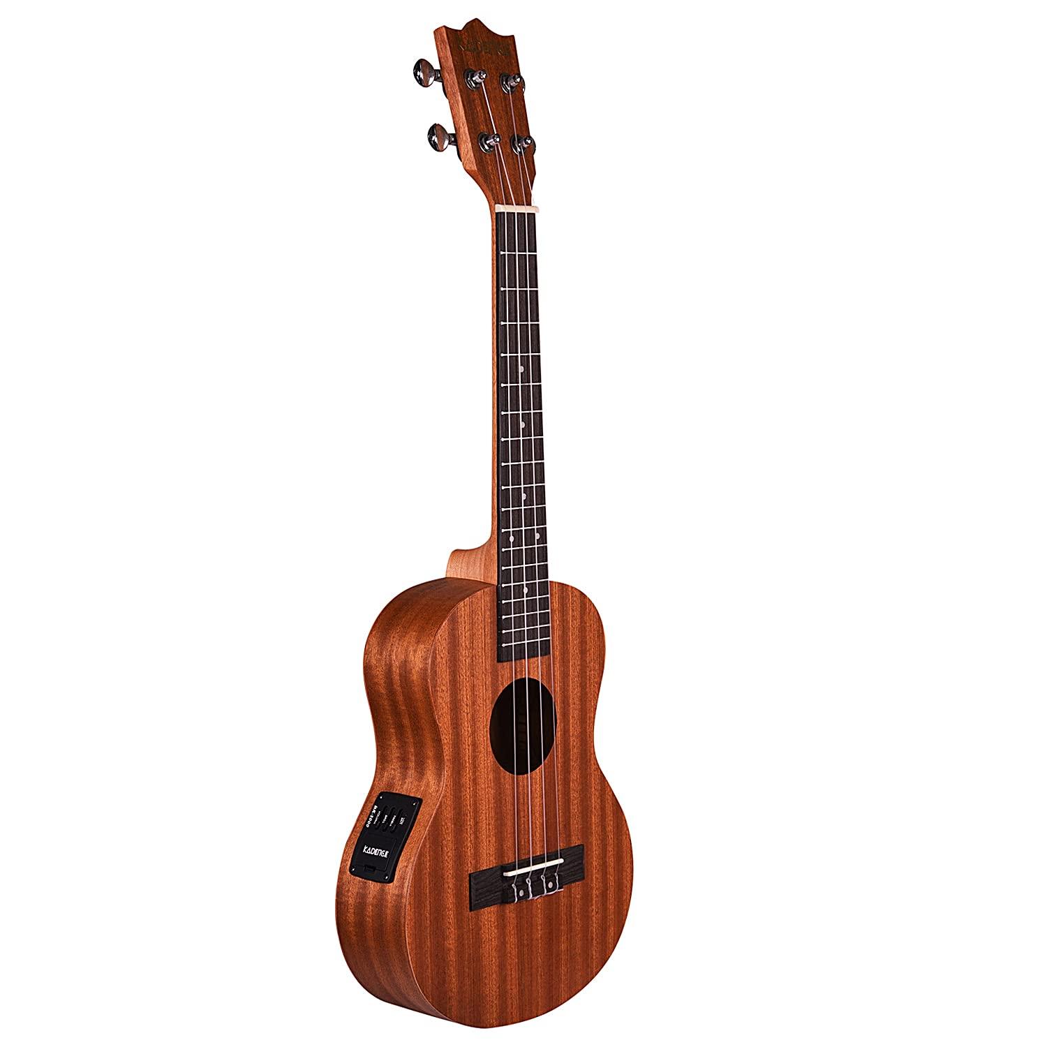 Kadence Concert Ukulele - Mahogany Wooden Ukulele for Beginners (Electro Combo) - Ukulele for Adults, Kids, Players or Professionals - Concert Ukulele with Tuner and Bag - Image 2