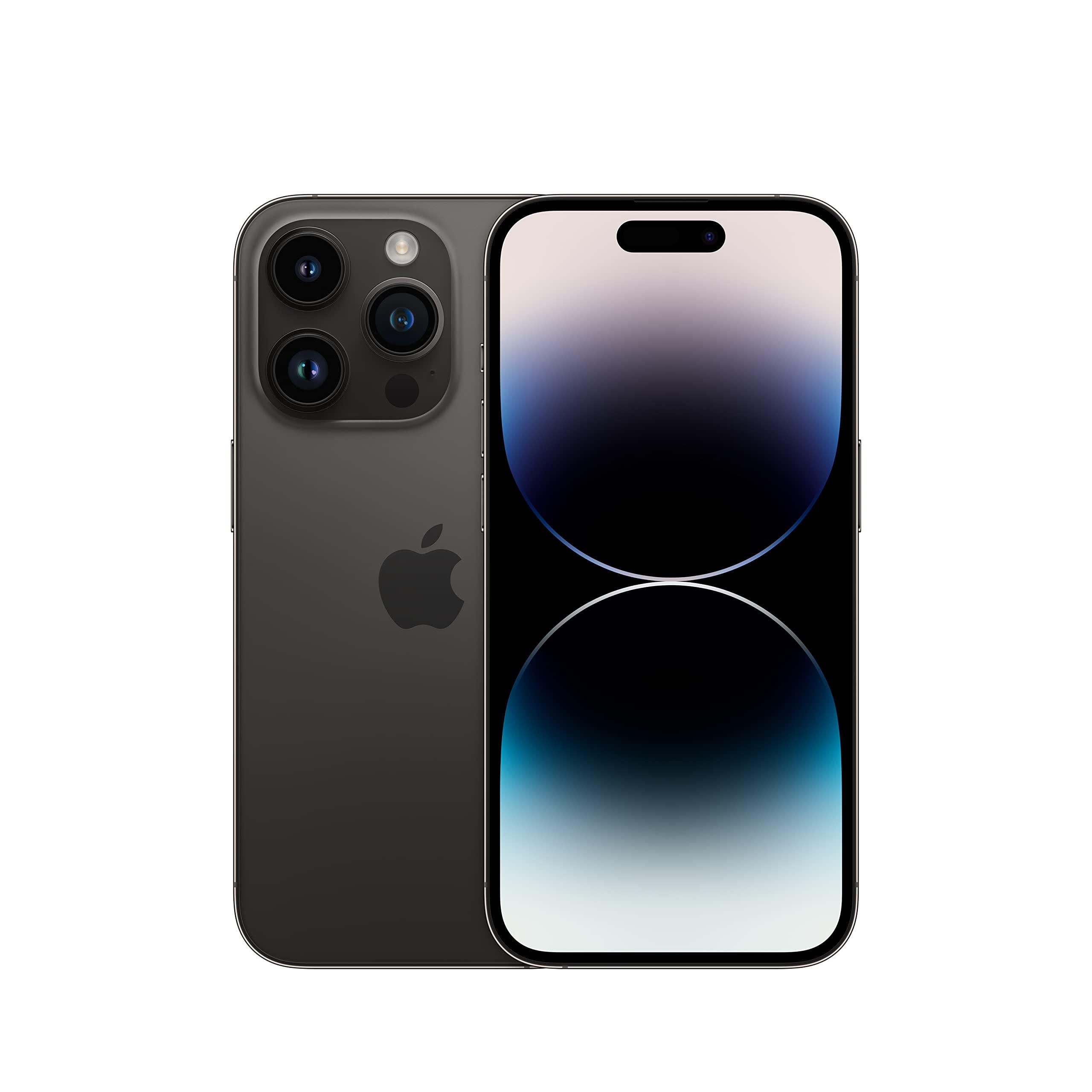 Apple iPhone 14 Pro, 128GB, Space Black for Cricket Wireless (Renewed)