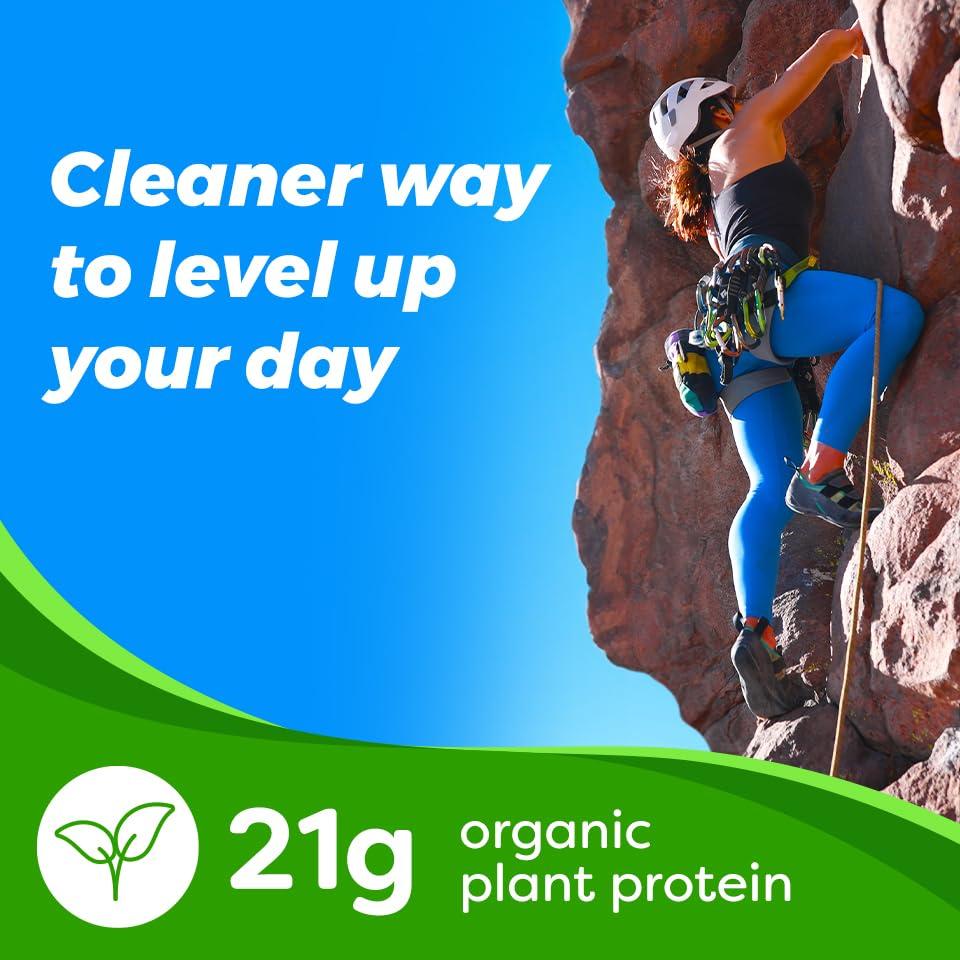 Orgain Organic Vegan Protein Powder, Vanilla Bean - 21g Plant Protein, 6g Prebiotic Fiber, No Lactose Ingredients, No Added Sugar, Non-GMO, For Shakes & Smoothies, 2.03 lb (Packaging May Vary) - Image 7
