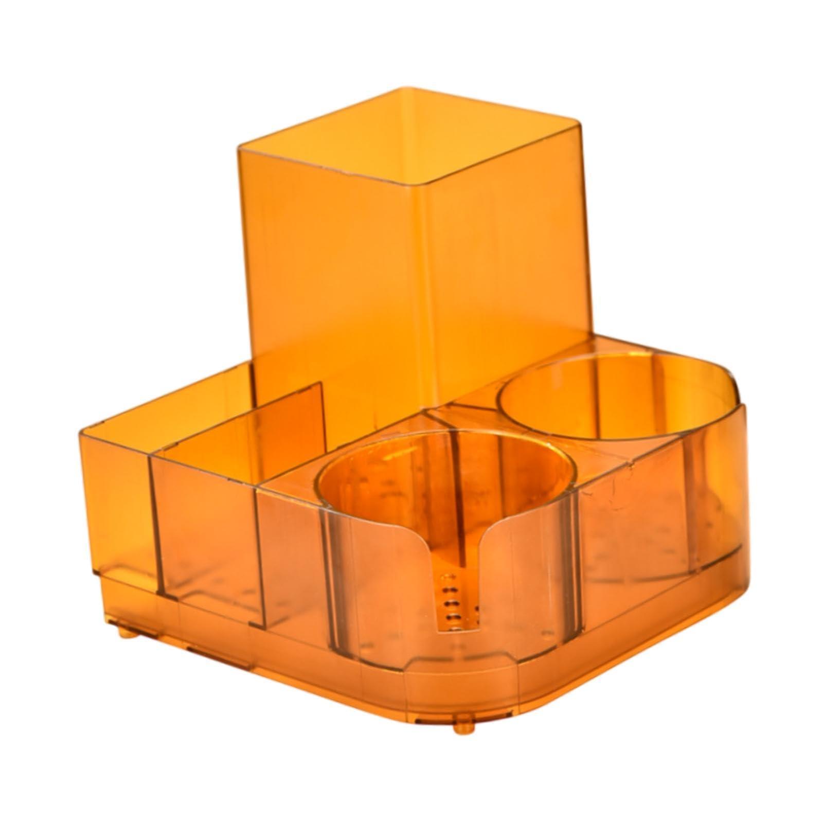 DimyFew Coffee Bar Condiment Rack Coffee Tea Bags Dispenser 5 Compartments Easy to Clean Coffee Pod Holder for Counter Milk Tea Store