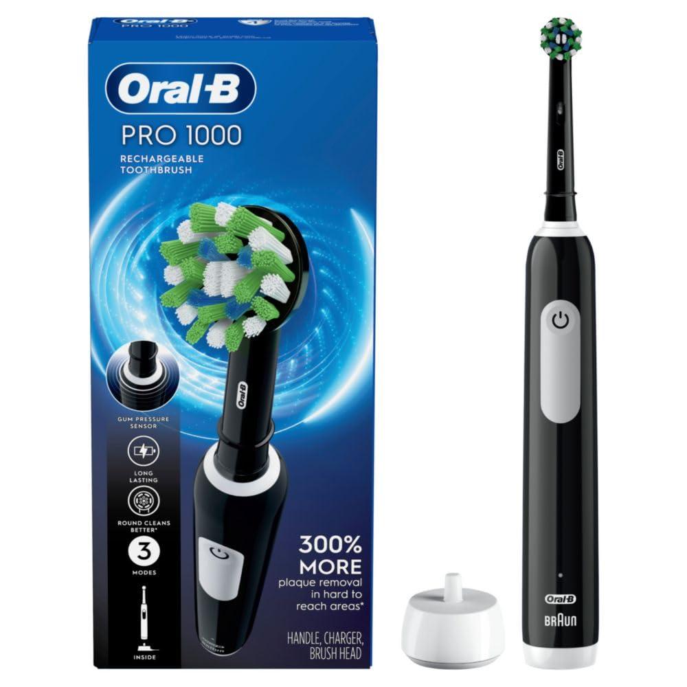 Oral-B Pro 1000 Rechargeable Electric Toothbrush, Black - Image 8
