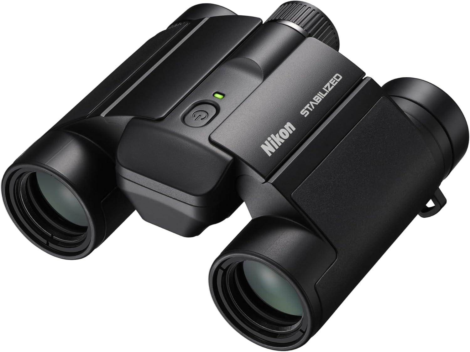 Nikon STABILIZED 10x25 Binocular | Optical Image Stabilization Delivers a Clear, Blur-Free View and Reduces Eye Strain with 10x Magnification