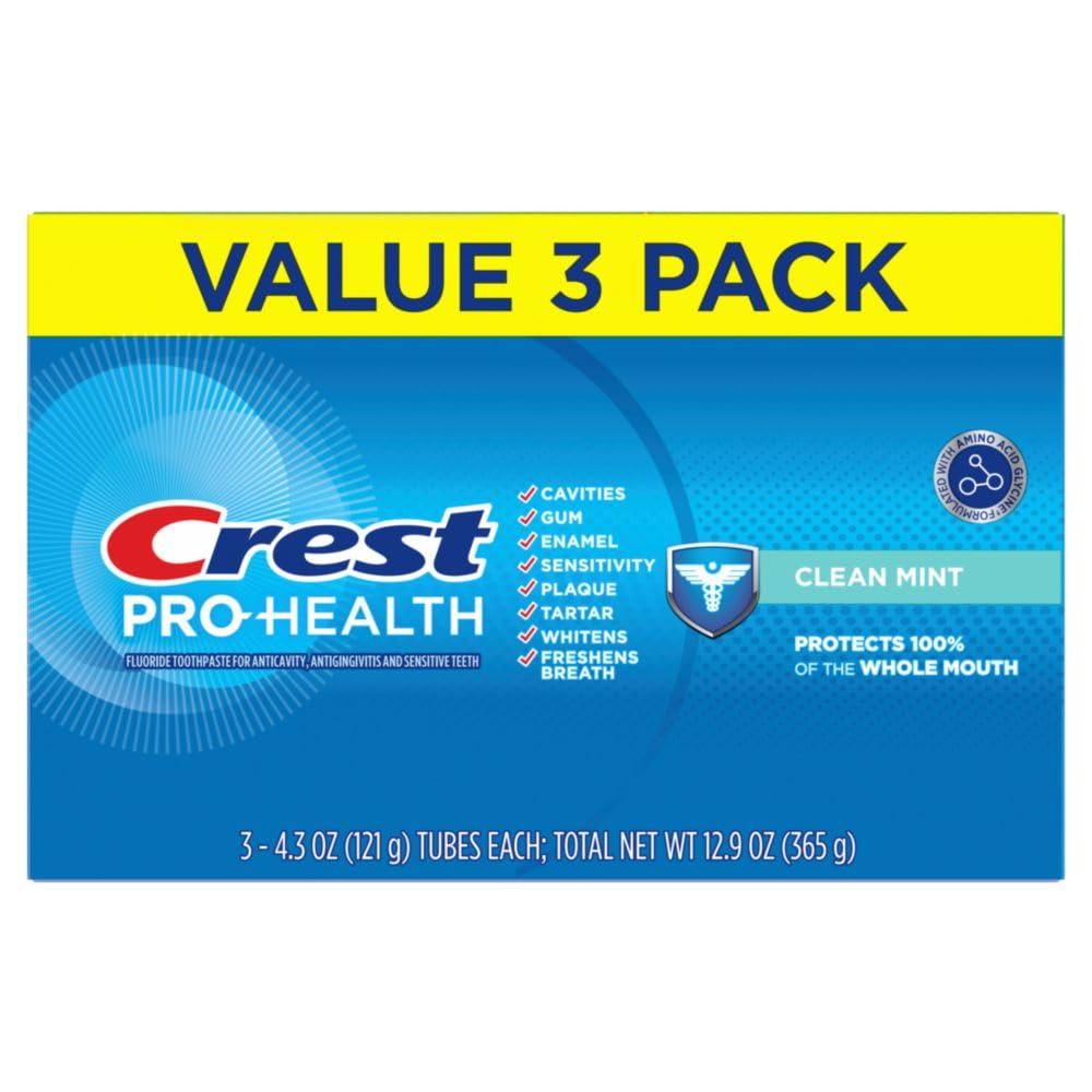 Crest Pro-Health Clean Mint Toothpaste (4.3oz) Triple Pack - Image 7