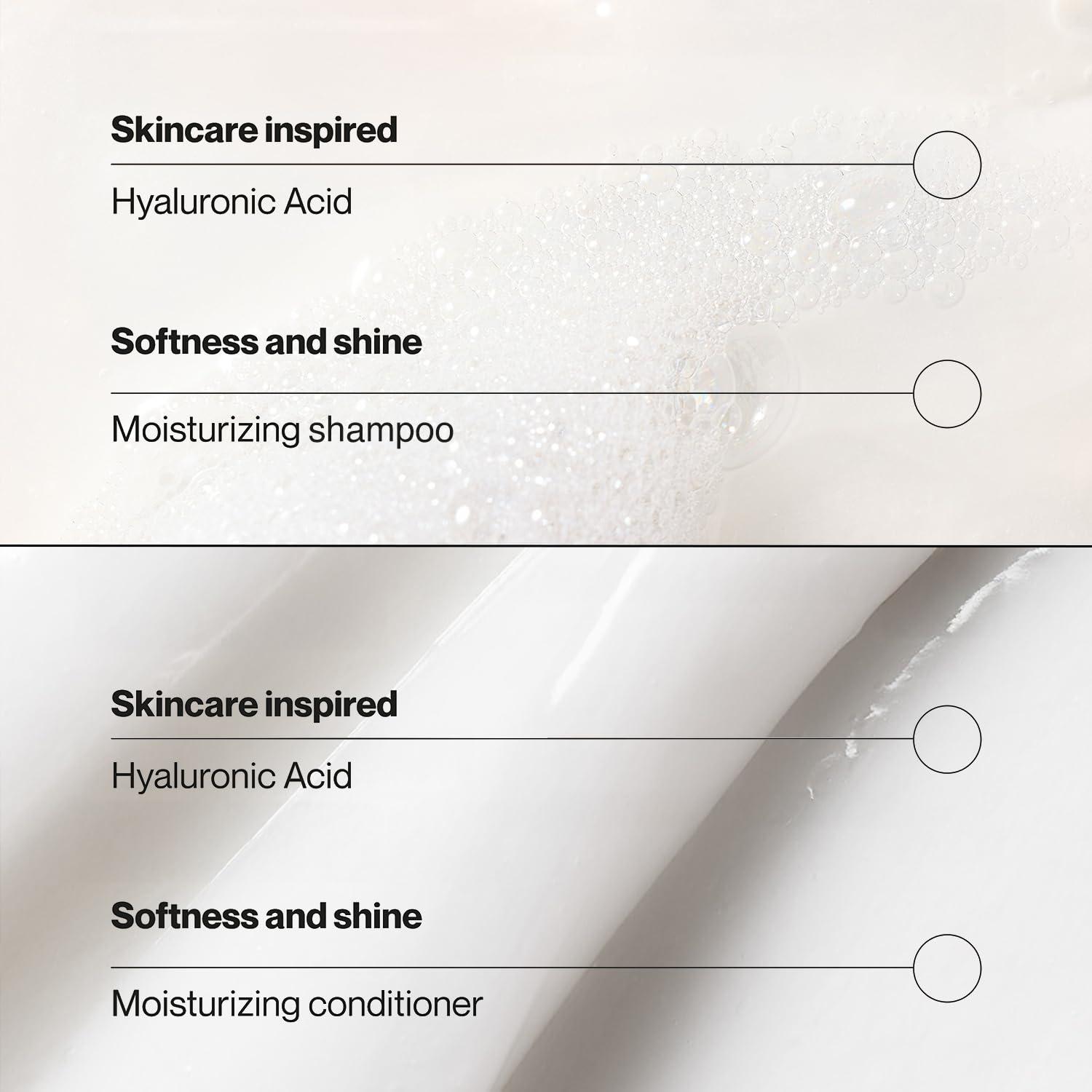 Suave Hydrating Shampoo and Conditioner Set, Hyaluronic Infusion – Moisturizing Hair Products for Dry, Damaged Hair Repair, 12.6 Oz Ea - Image 4