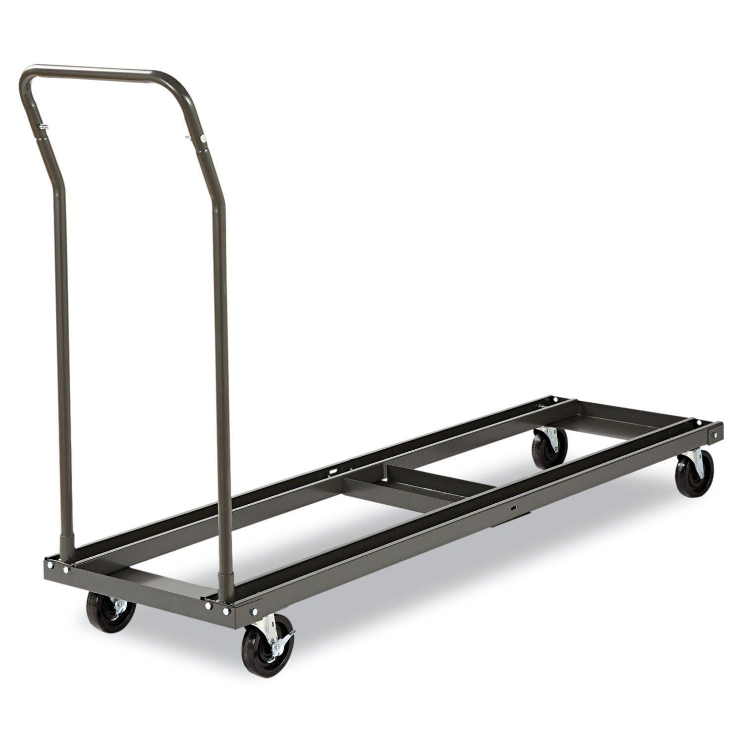 Alera Chair and Table Cart, 20-3/4w x 50-5/8d to 75-3/8d, Black - Image 14