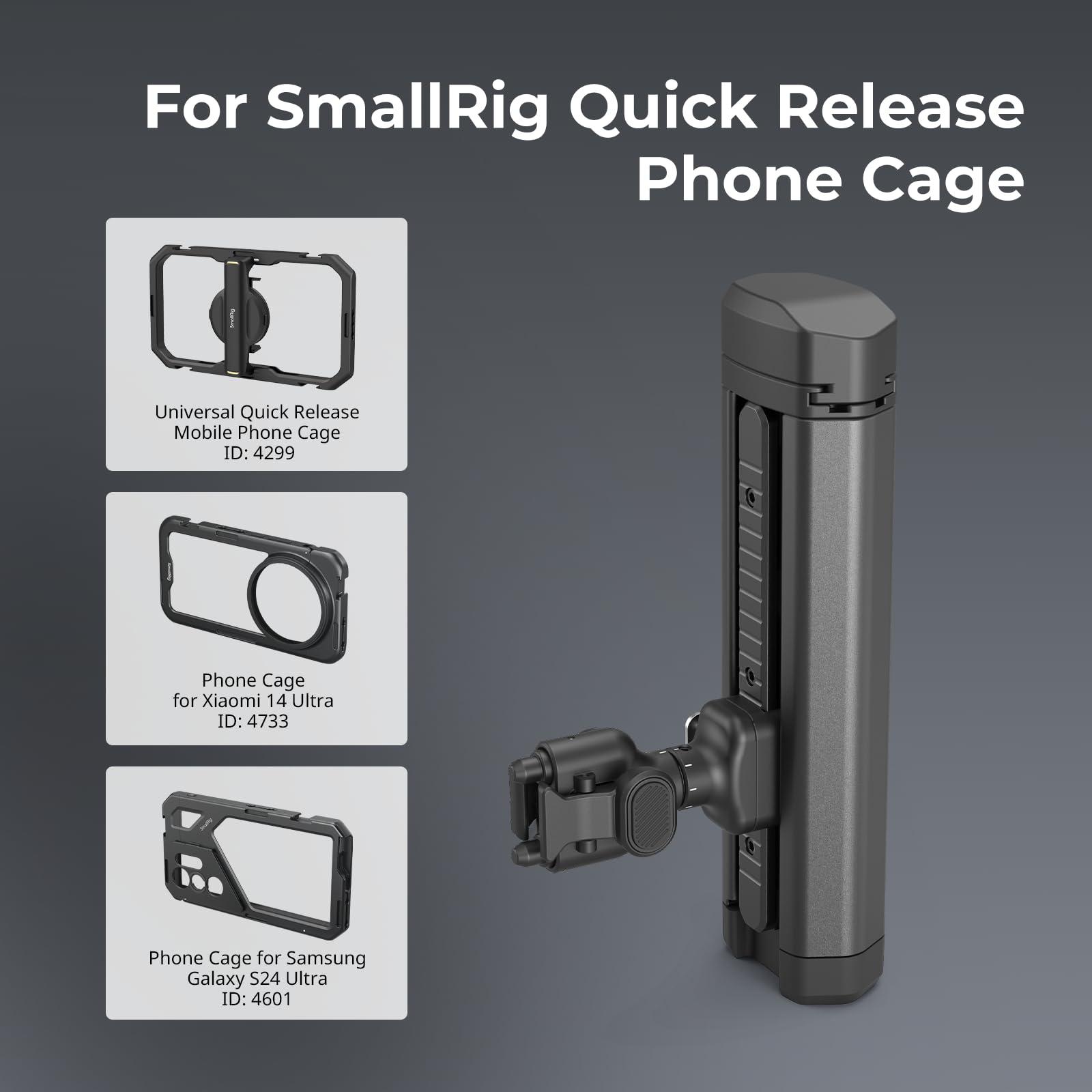 SmallRig Rotatable Bilateral Quick Release Side/Top Handle for SmallRig HawkLock Quick Release Ecosystem for Smartphones 4842 - Image 5