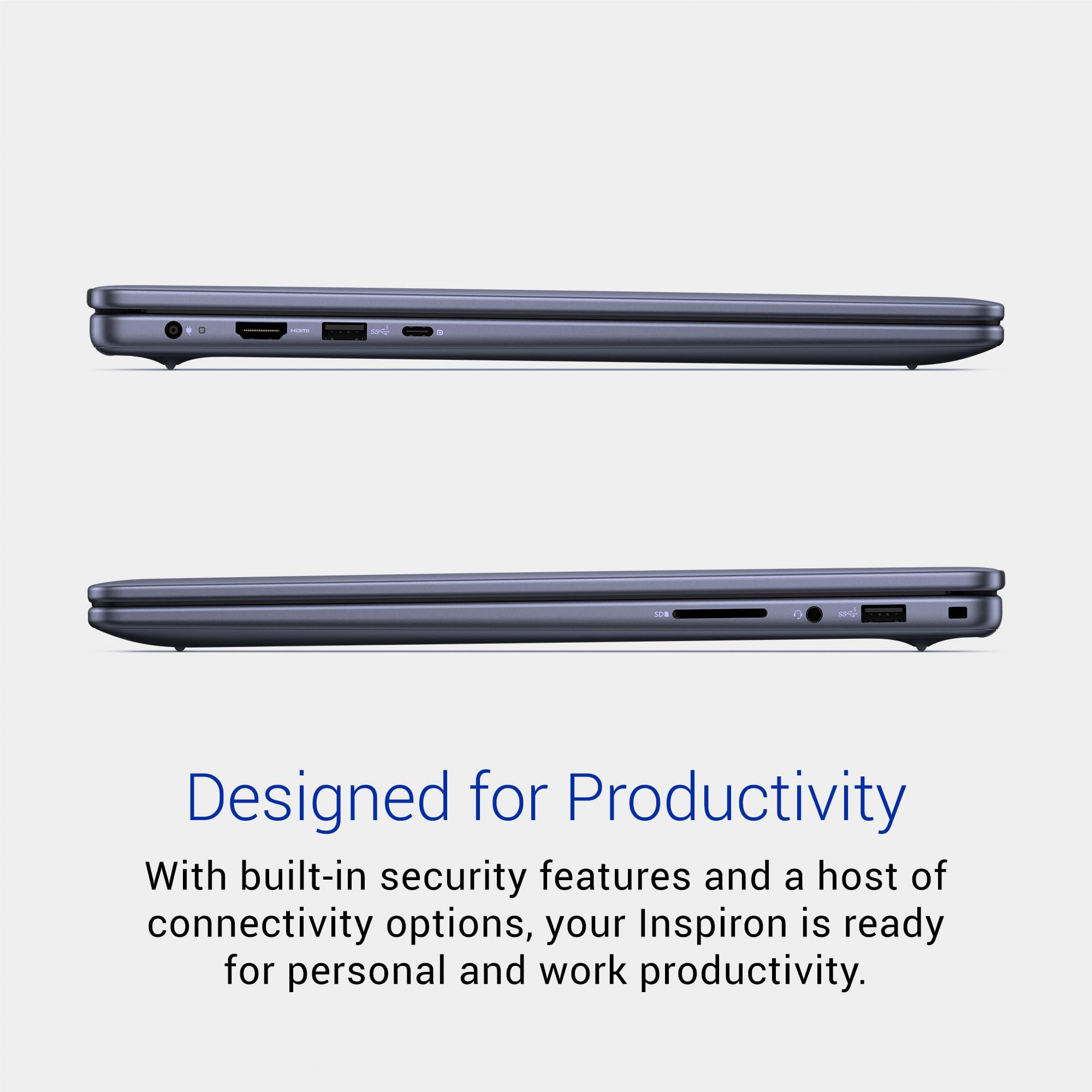 Dell Inspiron 16 5645 Laptop - 16.0 16:10 FHD+ (1920 x 1200) Display, AMD Ryzen 7-8840U, 16GB DDR5 RAM, 1TB SSD, AMD Radeon Graphics, Windows 11 Home, Onsite & Migrate Services - Midnight Blue - Image 5