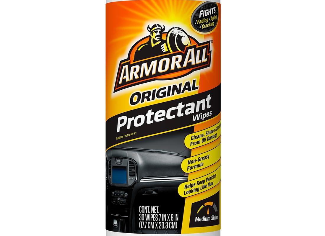 Original Protectant Wipes by Armor All, Car Interior Cleaner Wipes with UV Protection to Fight Cracking & Fading, 30 Count - Image 2