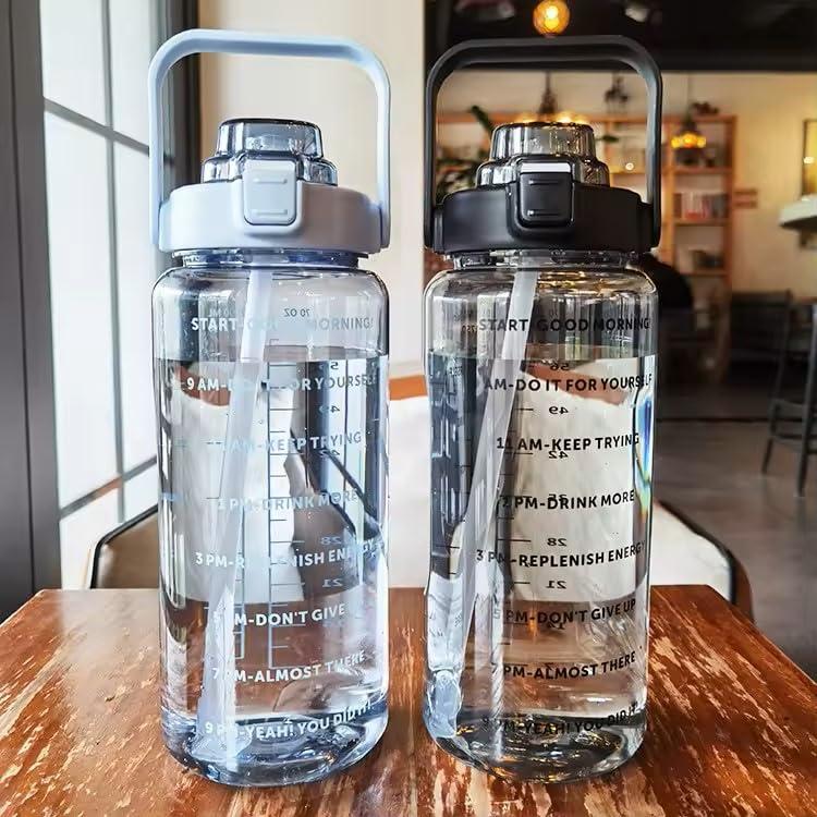 The Garrison Co. Half-Gallon Gym and Sports Water Bottle Jug (Black) - Image 4