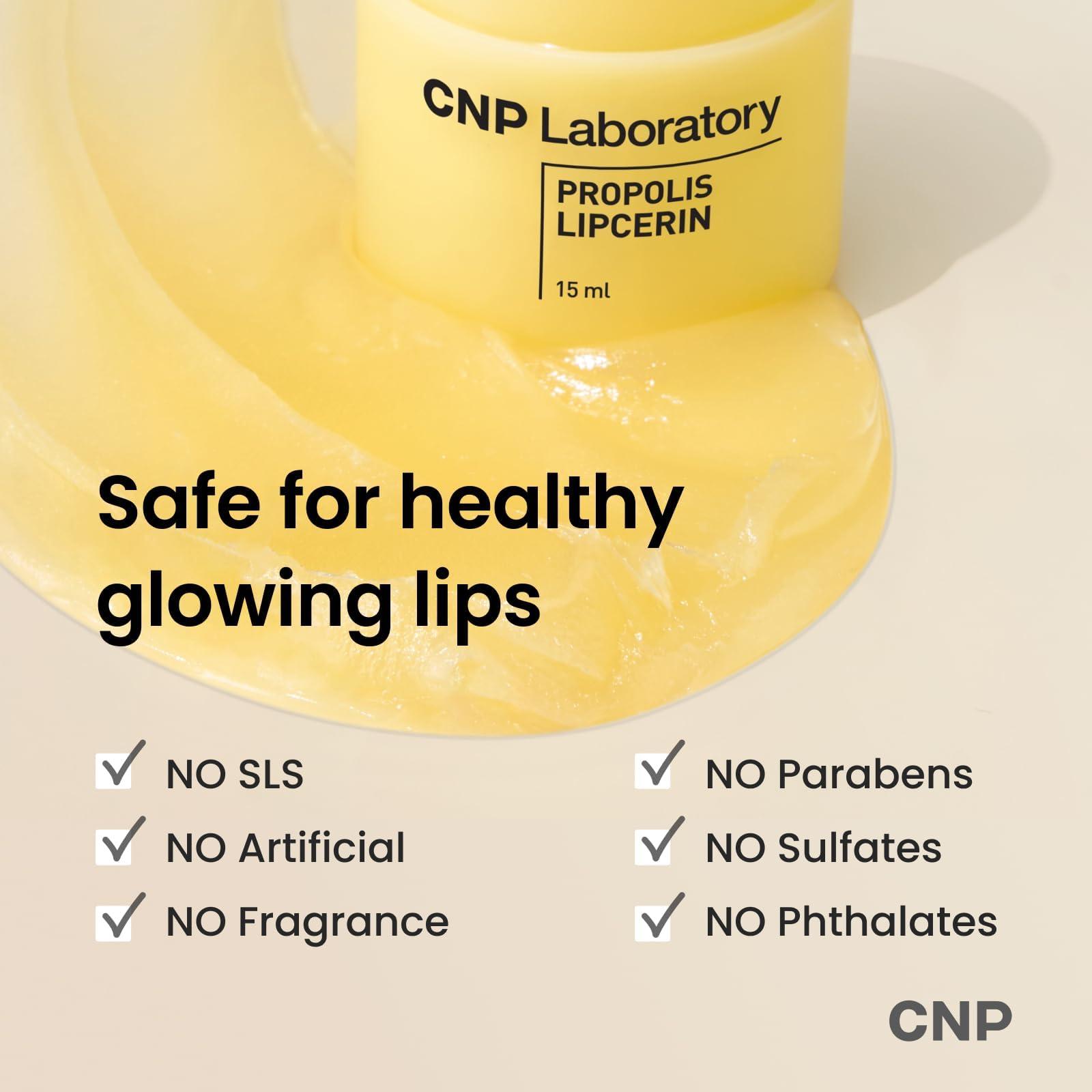 CNP Honey Lip Butter - Propolis Lipcerin™ 01 Original, Hydrating Overnight Manuka Lip Balm & Mask, 12hrs Long-lasting Moisture, Gifts for Women, Korean Skin Care, 0.5 fl.oz. - Image 7