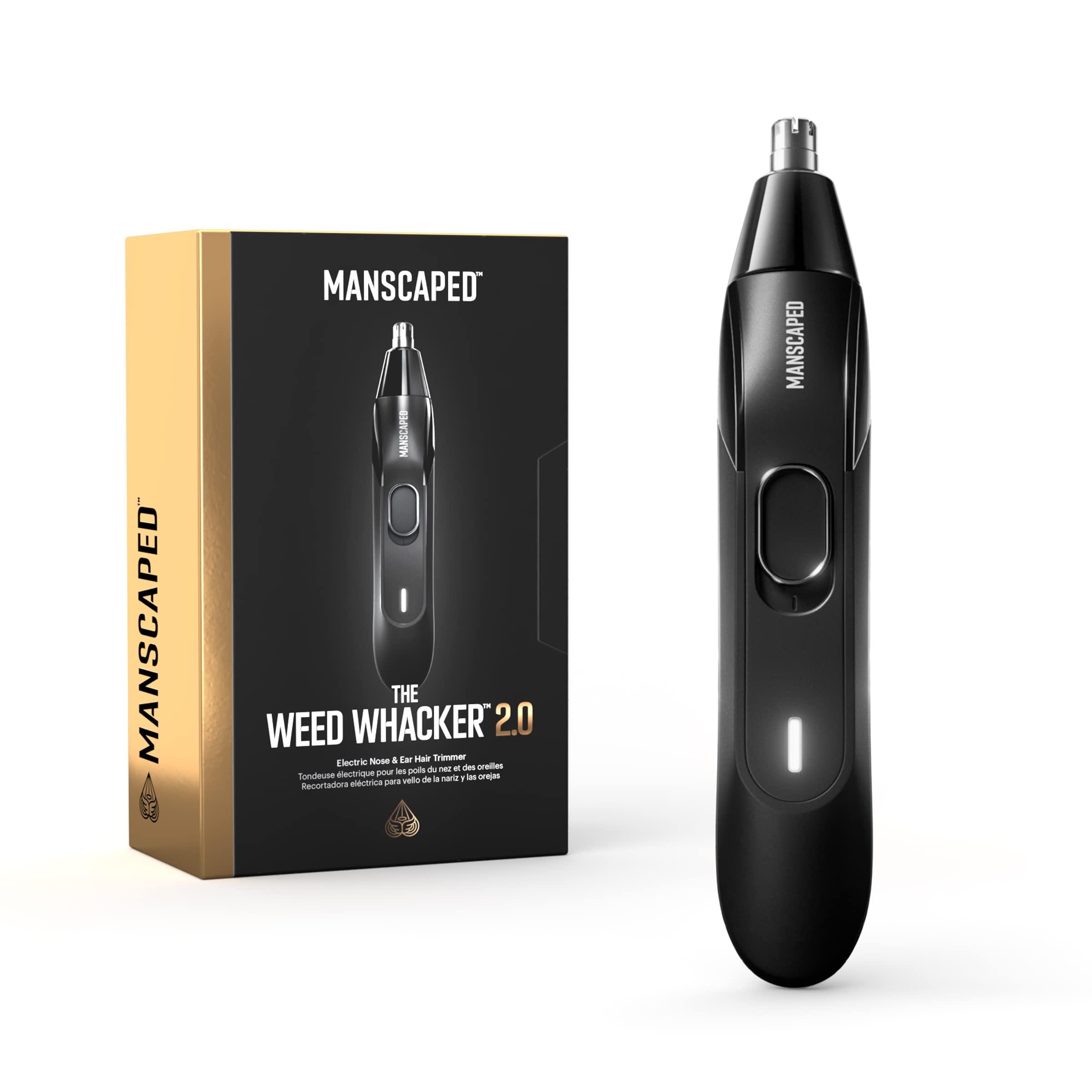 MANSCAPED® Weed Whacker® 2.0 Electric Nose & Ear Hair Trimmer – 7,000 RPM Precision Tool with Rechargeable Battery, Wet/Dry, Easy to Clean, Improved Stainless Steel Replaceable Blade - Image 1