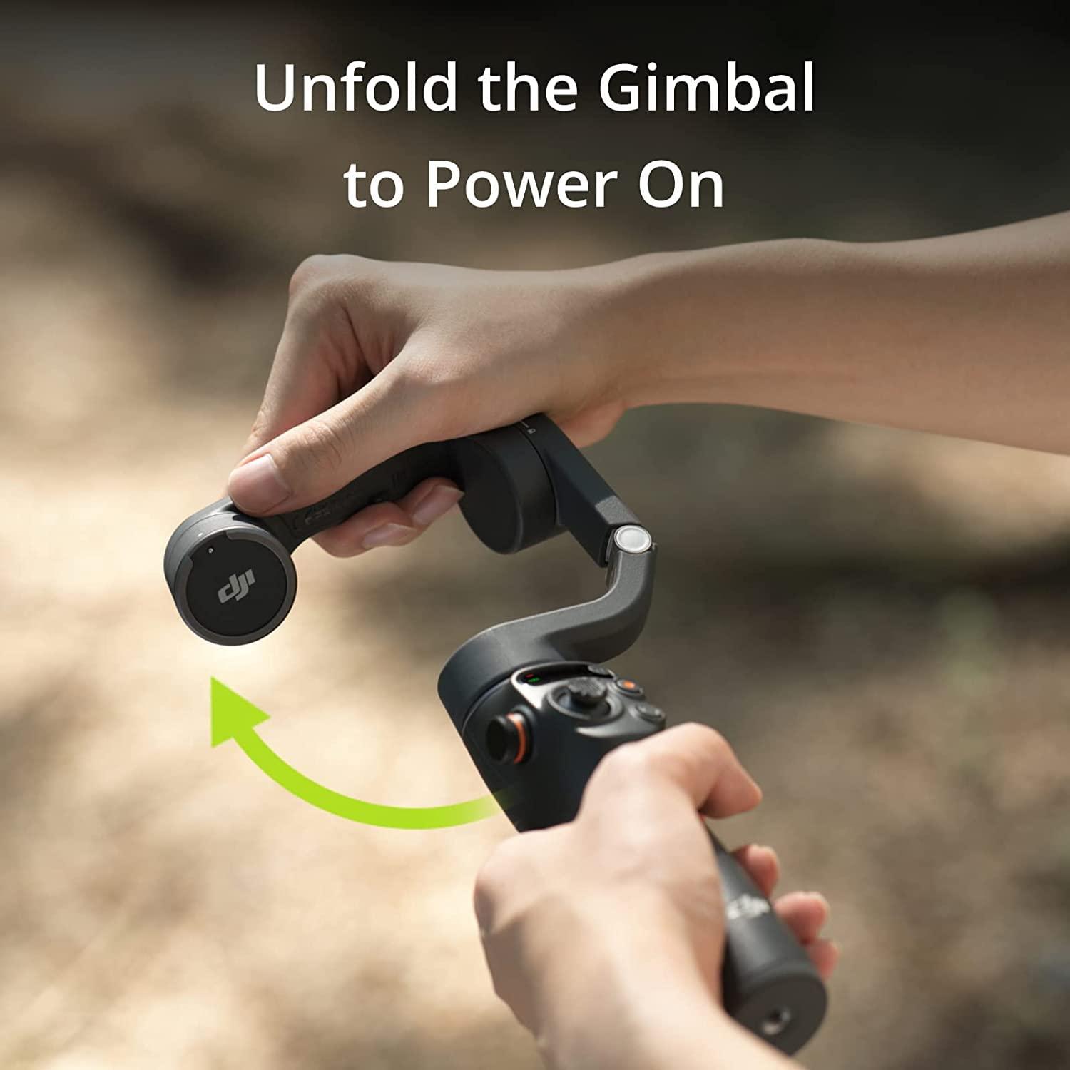DJI Osmo Mobile 6 Smartphone Gimbal Stabilizer (Black) Accessory Bundle with Deco Gear Small Camera Bag, Lexar 64GB Memory Card, 2 Year CPS Enhanced Protection Pack and Cleaning Kit - Image 2