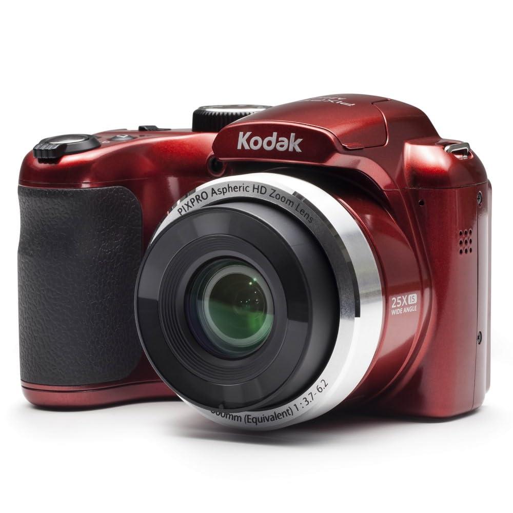 Kodak PIXPRO Astro Zoom AZ252-RD 16MP Digital Camera with 25X Optical Zoom and 3" LCD (Red) - Image 1