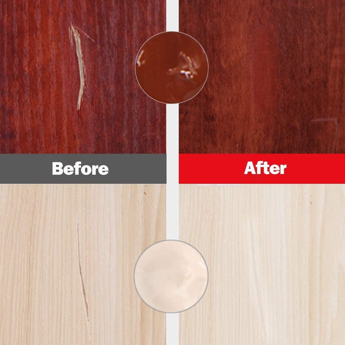 SEISSO Wood Repair Kit Touch up Paint Restore Any Wooden Furniture Stain, 12 Colors Cover Surface Scratch for Wooden Floor Table, Filler Furniture Paint Oak, Cabinet, Door, Veneer, Walnut - Image 7