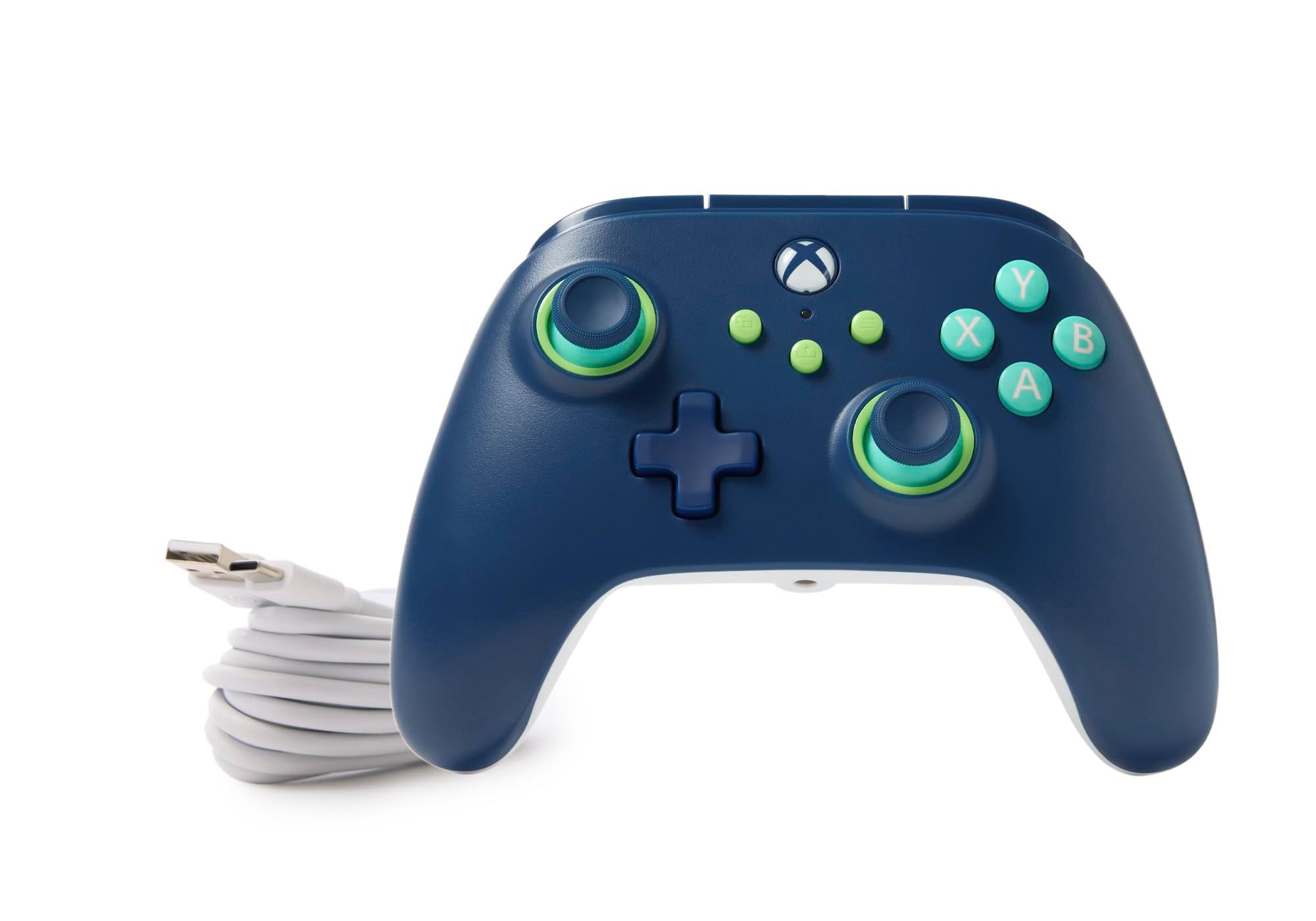 PowerA Wired Controller for Xbox Series X|S - Mariner Blue, gamepad, video game/gaming controller, works with Xbox One, Officially Licensed - Image 8