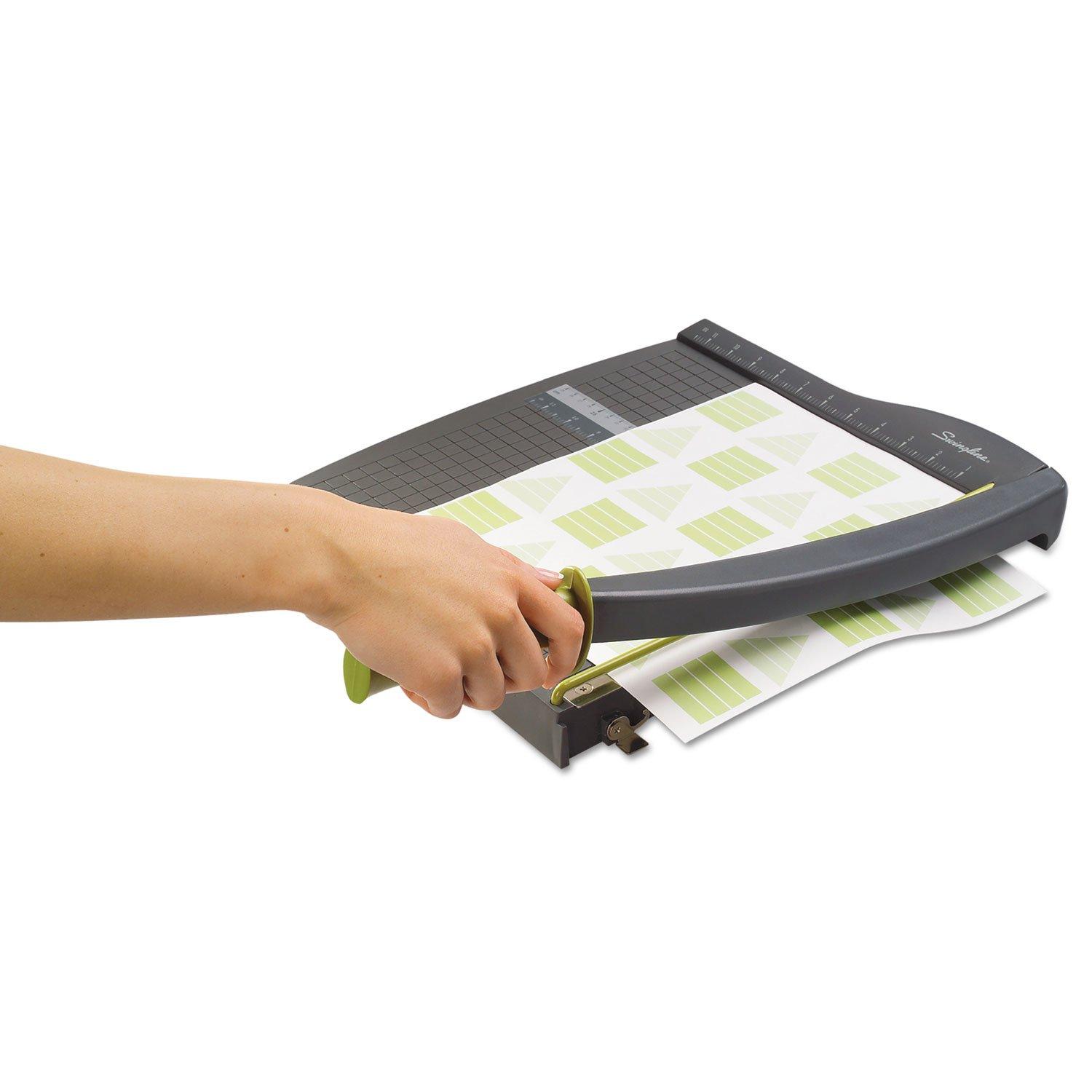 Swingline Paper Cutter, Guillotine Trimmer, 12" Cut Length, 10 Sheet Capacity, ClassicCut Lite (9312) - Image 6