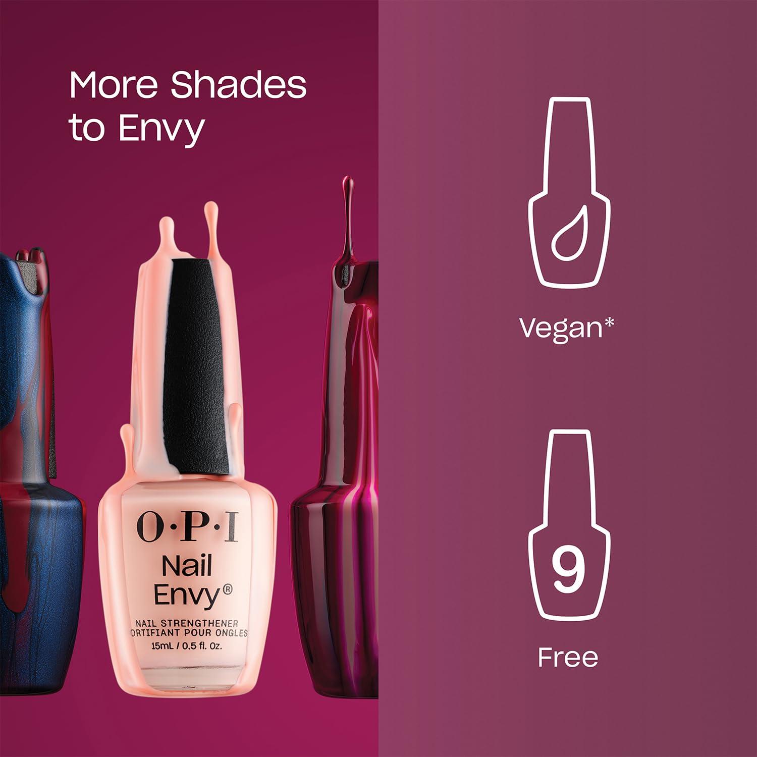 OPI Nail Envy Nail Strengthener | Clear & Opaque Crème Nail Polish Treatment | Strengthen Weak & Thin Nails - Image 4