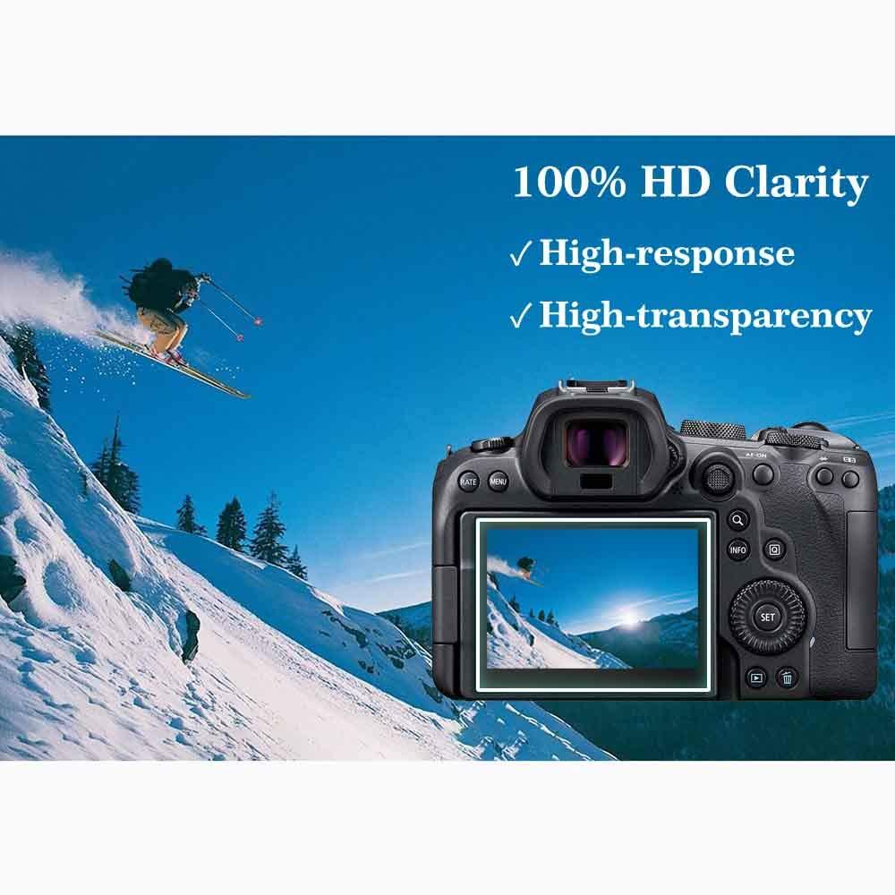 ULBTER Screen Protector for Canon EOS R7 /EOS R6 Mark II/EOS R6 Camera, 9H EOSR6 EOSR7 Tempered Glass Screen Protector Edge to Edge Protection,Anti-Scrach Anti-Bubble [3 Pack] - Image 5