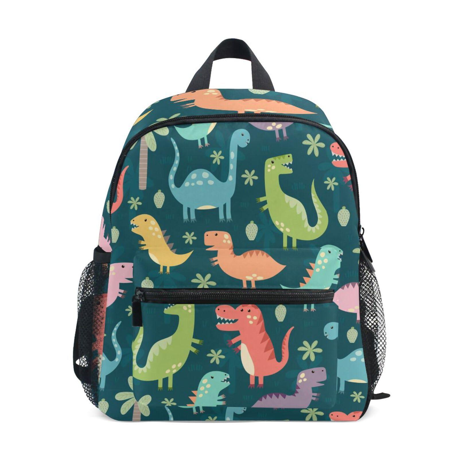 ALAZA Cute Kid's Back Pack Funny Dinosaur Todder Backpack lightweight Preschool Kindergarten Book Bag Practical and Durable Daycare Bag for Travel,Toys - Image 1