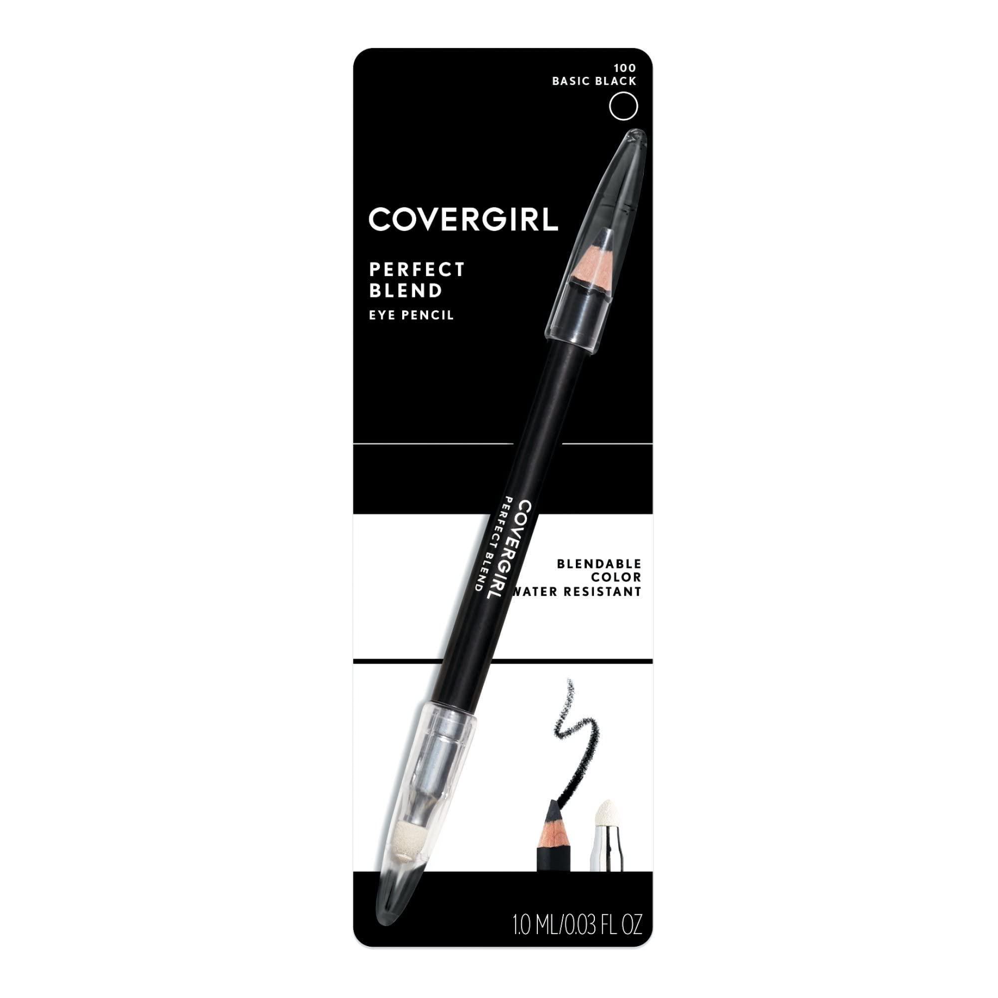 COVERGIRL Perfect Blend Eyeliner Pencil, Basic Black, Eyeliner Pencil with Blending Tip For Precise or Smudged Look, 1 Count - Image 3