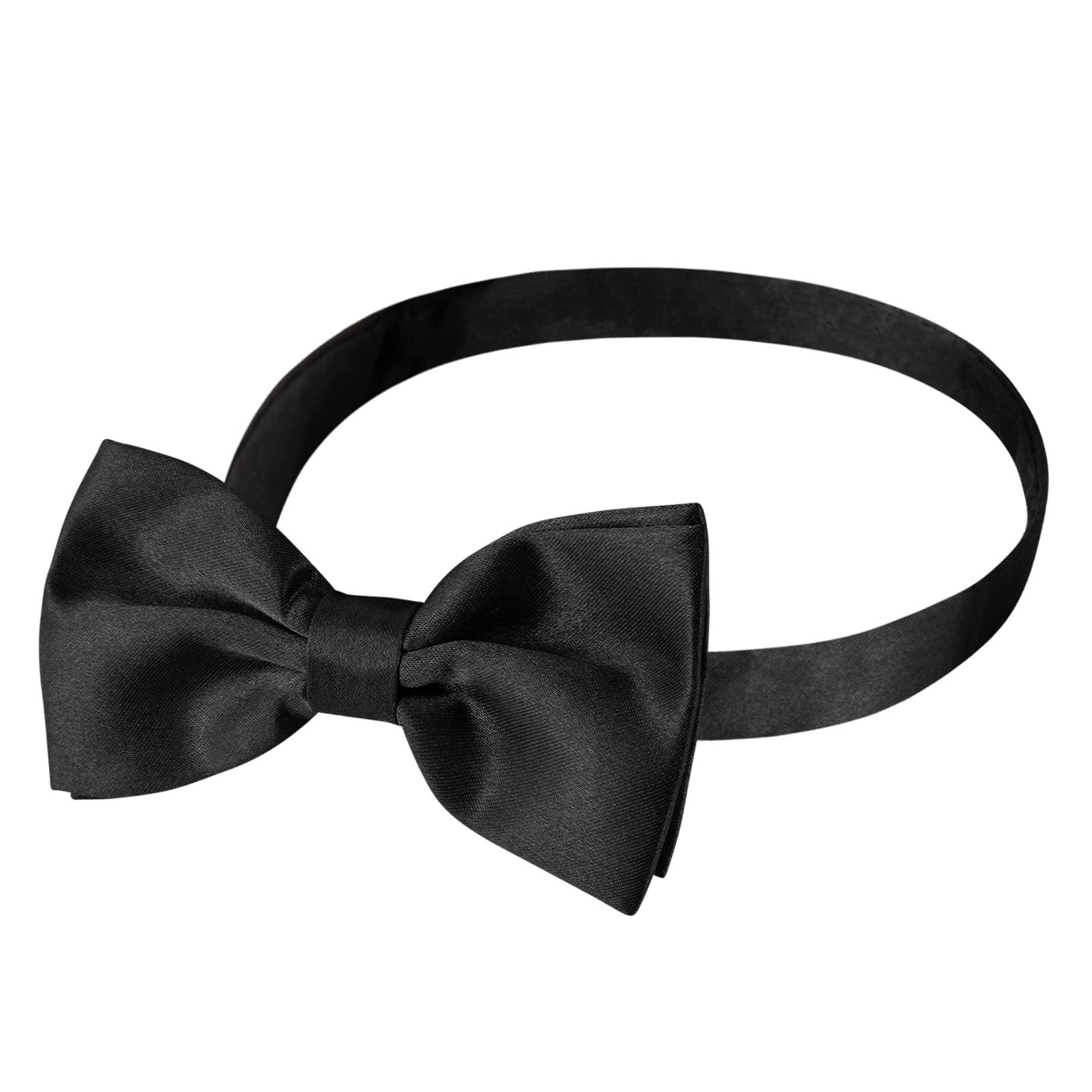 Unoutur bow ties for men, Pre-tied Men's Bow Ties Adjustable Satin Bow Tie for any Age - Image 4