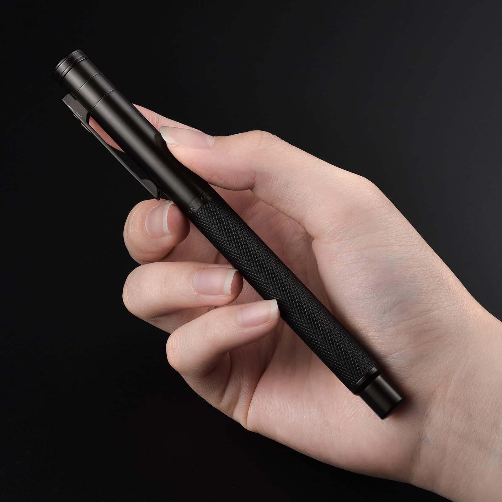 Matte Black Forest Fountain Pen Extra Fine Nib Classic Design with Converter and Metal Pen Box Set by Asvine - Image 7