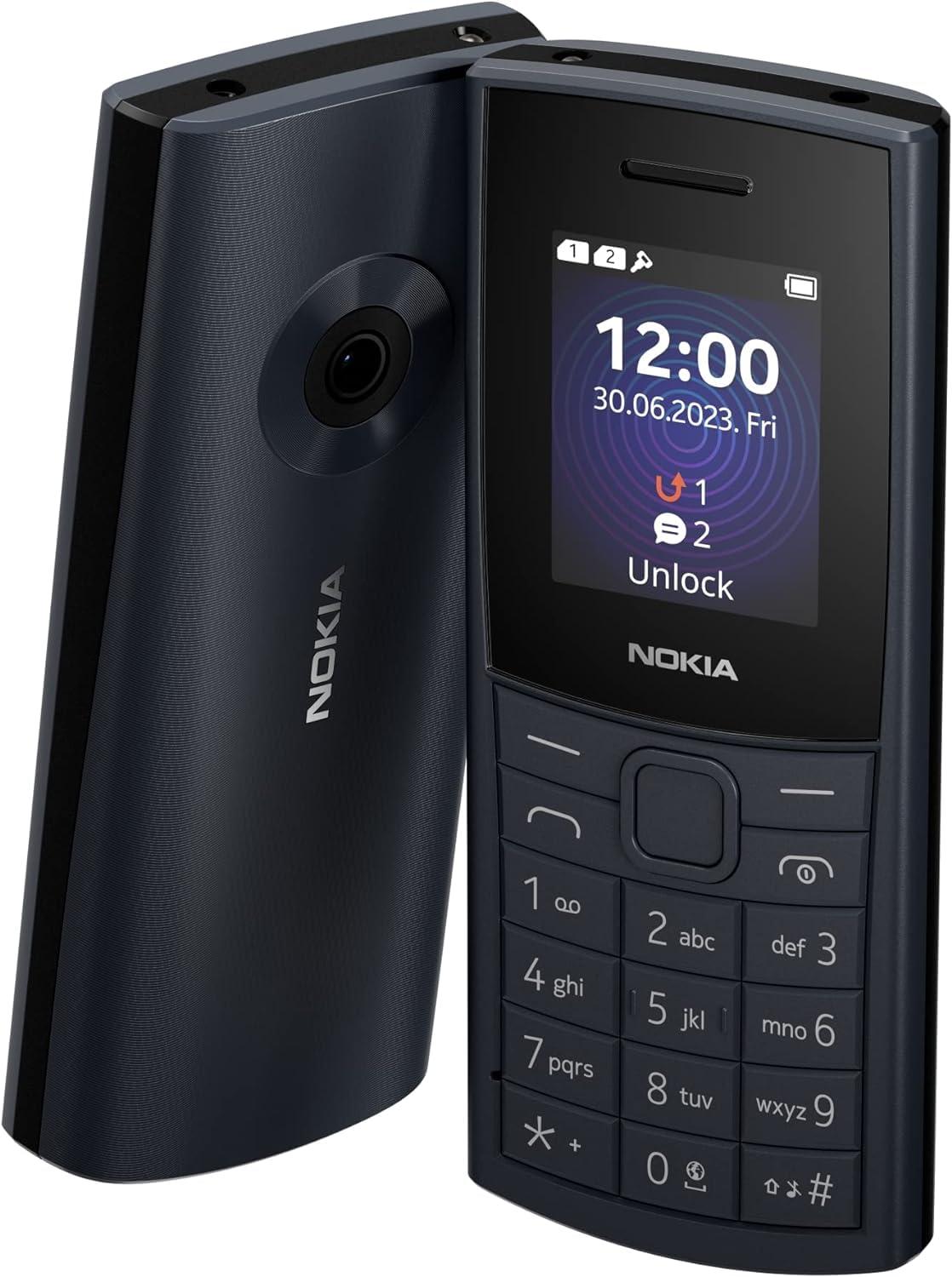 Nokia 110 4G | Dual SIM | GSM Unlocked Mobile Phone | Volte | Blue | International Version | Not AT&T/Cricket/Verizon Compatible - Image 2