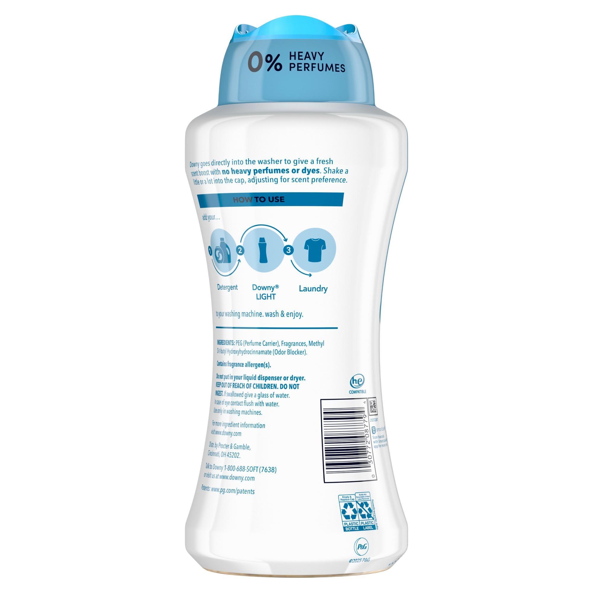 Downy Light Laundry Scent Booster Beads for Washer, Ocean Mist, 24 oz, with No Heavy Perfumes - Image 12