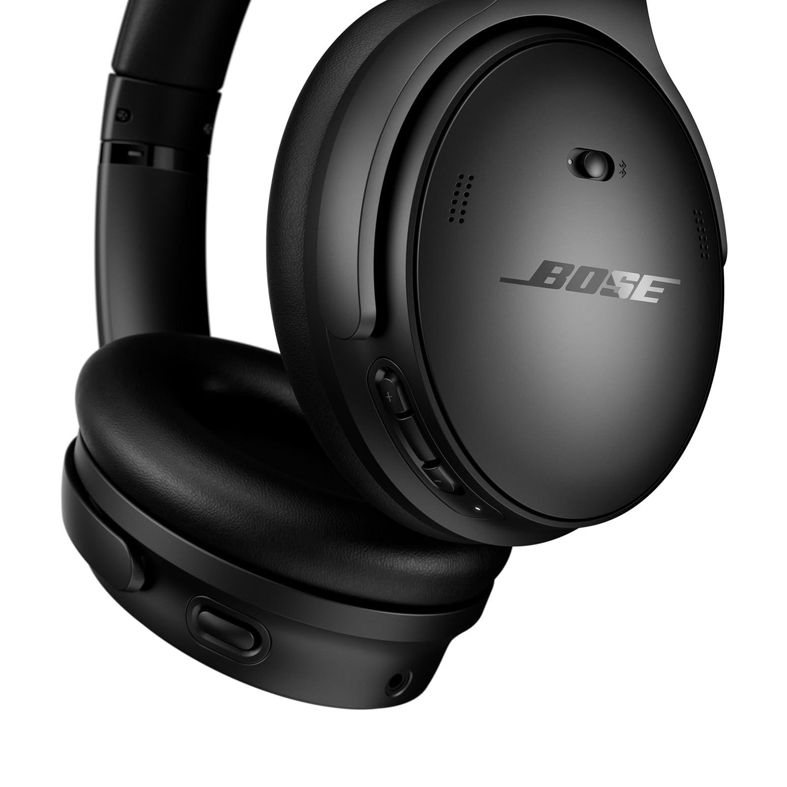 Bose QuietComfort Bluetooth Headphones, Wireless Headphones with Active Over Ear Noise Cancelling and Mic, Deep Bass, Up to 24 Hours of Playtime, Black - Image 5
