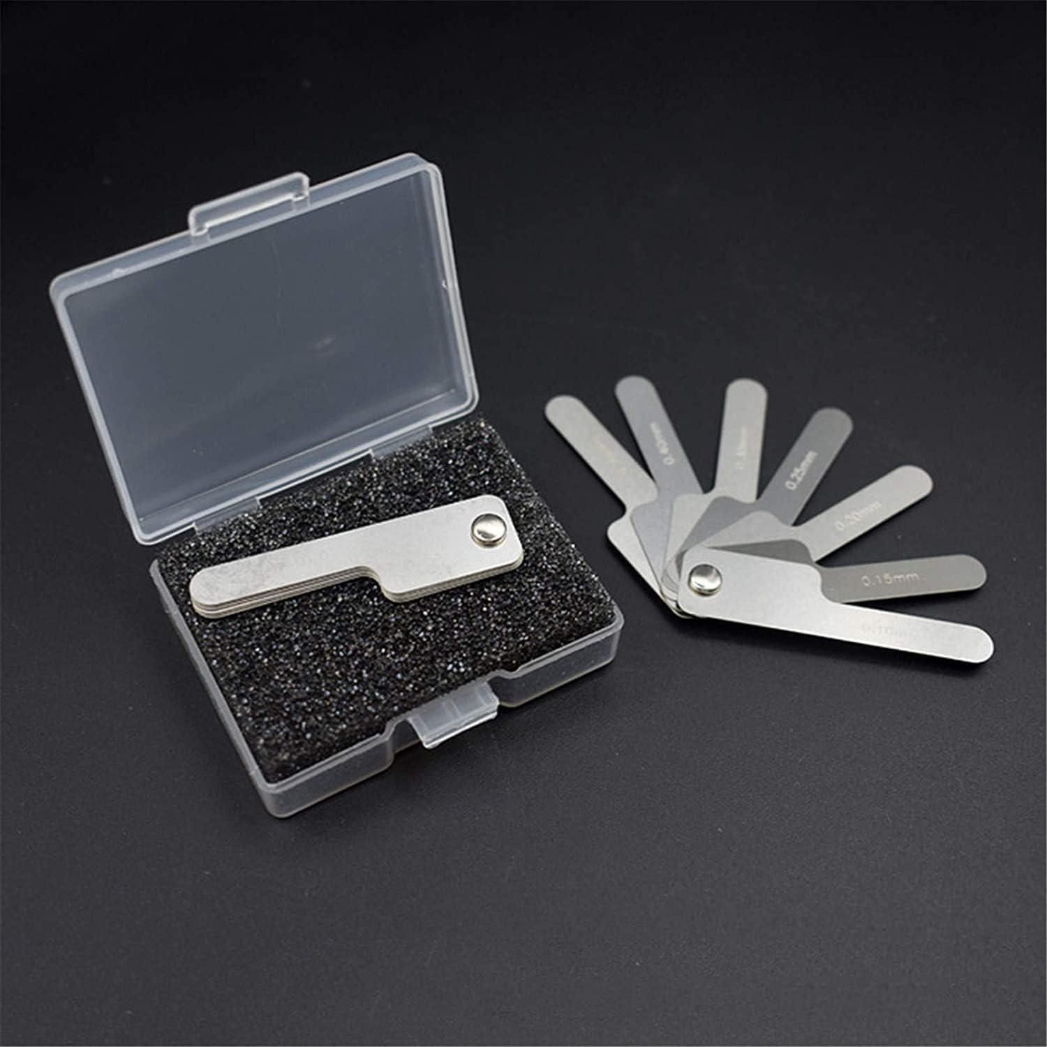 Silver Dental Orthodontic Interproximal Enamel Reduction Stainless Steel Ipr Gauge Ruler 0.1-0.5 Mm, Metric and Imperial Measuring Tool, Personal Orthodontic Supplies, Health and Household, Oral Care - Image 2