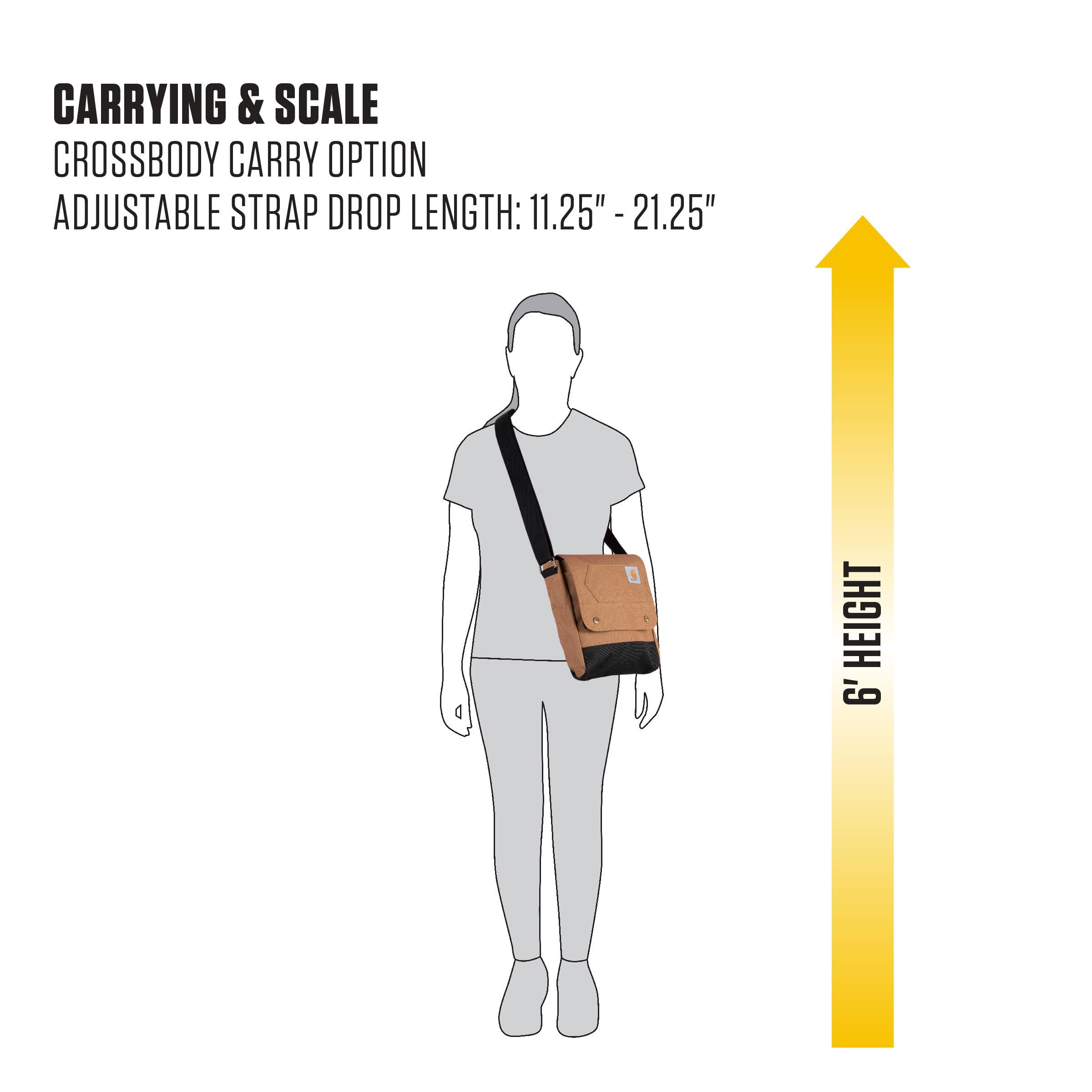 Carhartt, Durable, Adjustable Crossbody Bag With Flap Over Snap Closure - Image 7