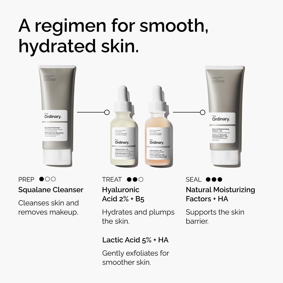 The Ordinary Lactic Acid 5% + Hyaluronic Acid 2%, Gentle Exfoliating Serum for Smoother Skin - Image 5