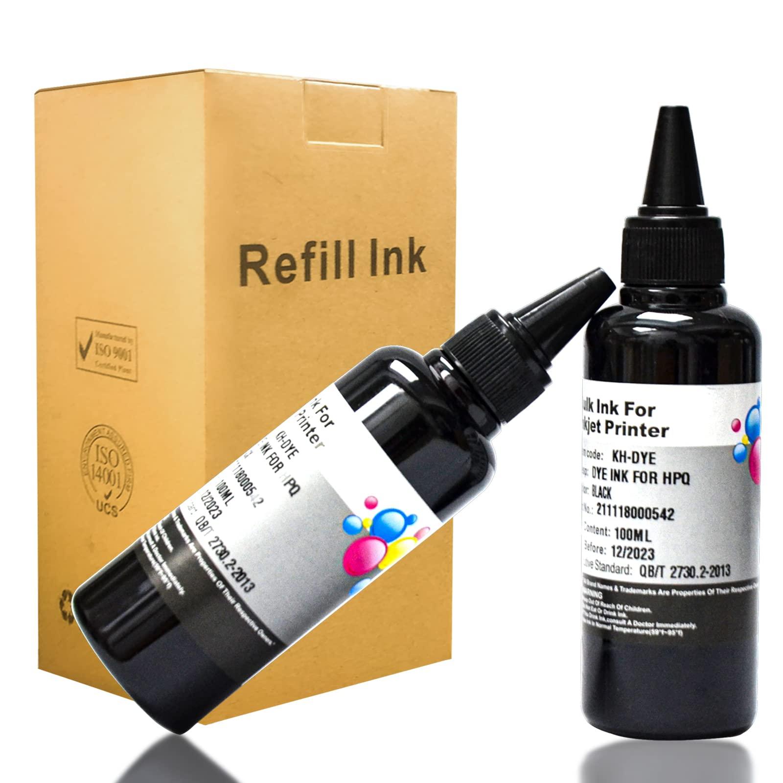 INK+ Refill Kit 200ml Black for HP 950 951 932 933 60 61 952 902 901 62 63 21 22 920 940 934 564 711 970 971 94 95 96 Inkjet Printer Cartridges for Refillable Cartridges - Image 7