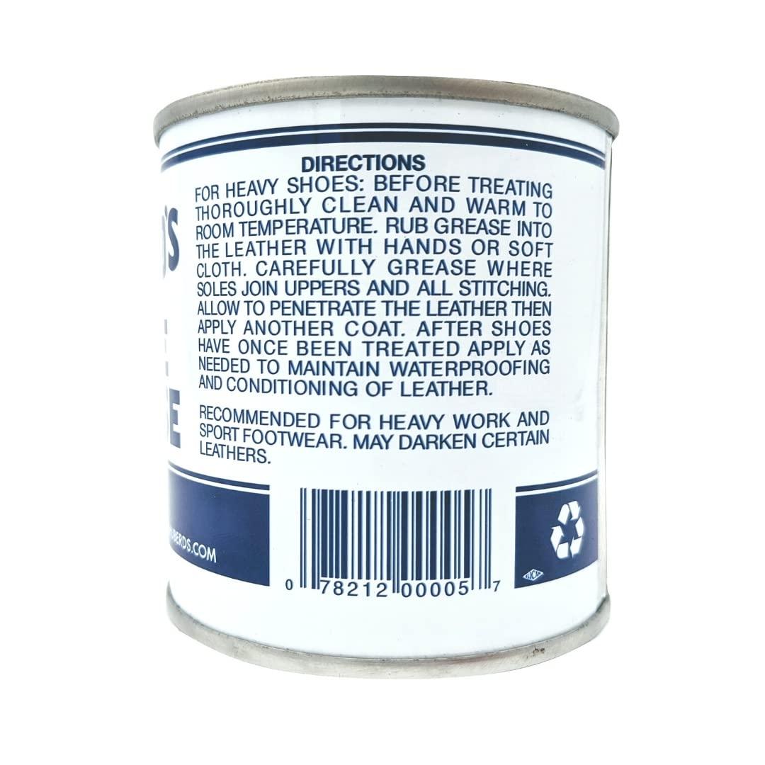 Huberd’s Shoe Grease (7.5oz) - Leather conditioner and waterproofer since 1921. Waterproofs, softens and conditions boots, shoes, bags, belts, jackets, car seats, gloves, furniture, saddles and tack. - Image 4