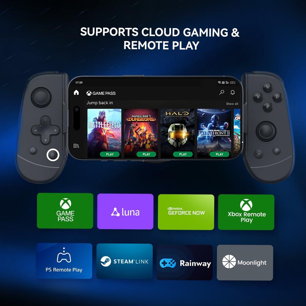 Leadjoy M1 Mobile Gaming Controller for iPhone (Lightning) with Cooling Conduction Plate, Hall Effect Joysticks, iPhone Controller with Turbo Function, Pass-throughing Charging - Image 6