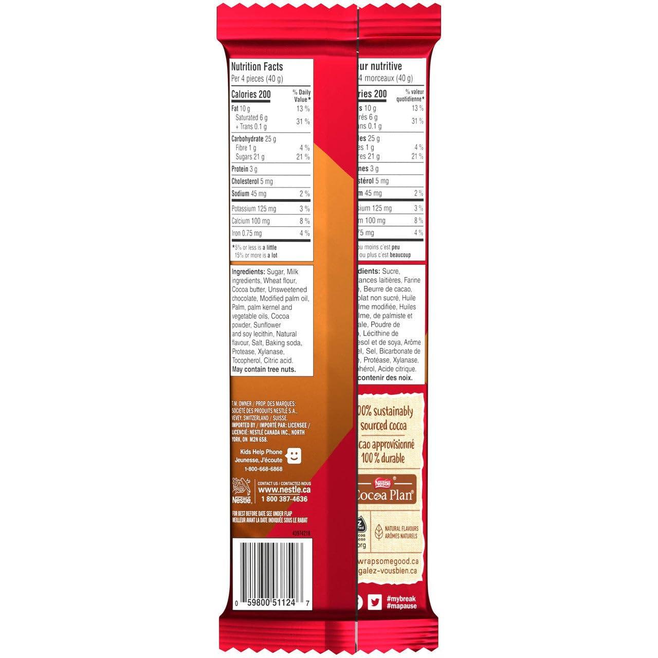 NESTLE Kitkat Caramel Crisp Wafer Bar, 120g/4.2 oz., {Imported from Canada} - Image 3