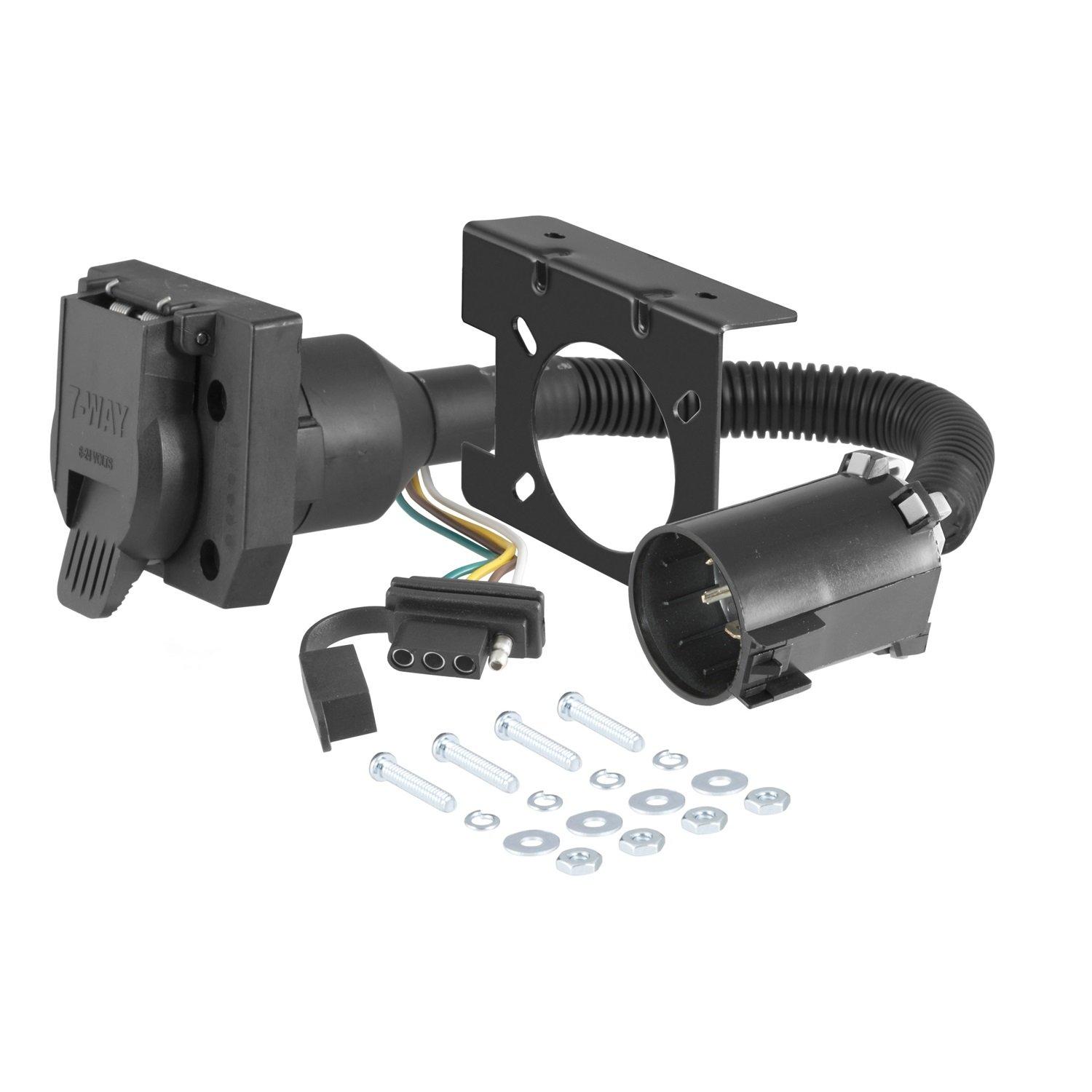 CURT 55774 Dual-Output Vehicle-Side 7-Pin, 4-Pin Connectors, Factory Tow Package and USCAR Socket Required - Image 8