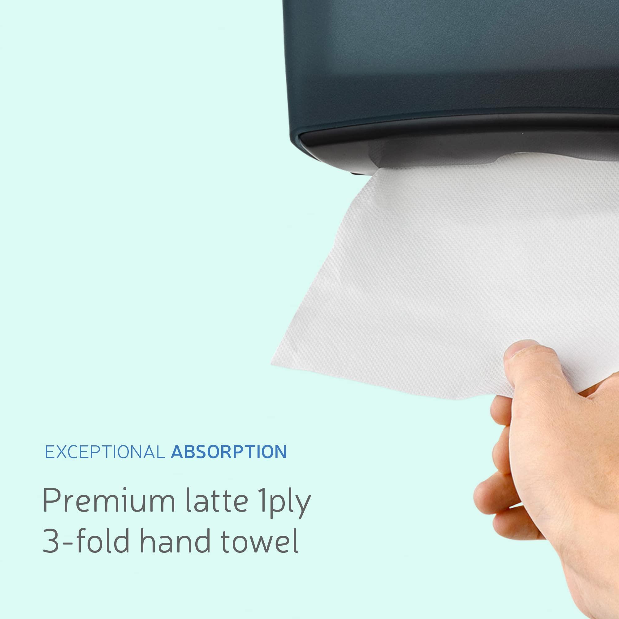 EZbrnd Premium Recycled 1ply MULTIFOLD Paper Towels, FSC certified, 250 Sheets x 12 pk, P1F3L-EZ - Image 7