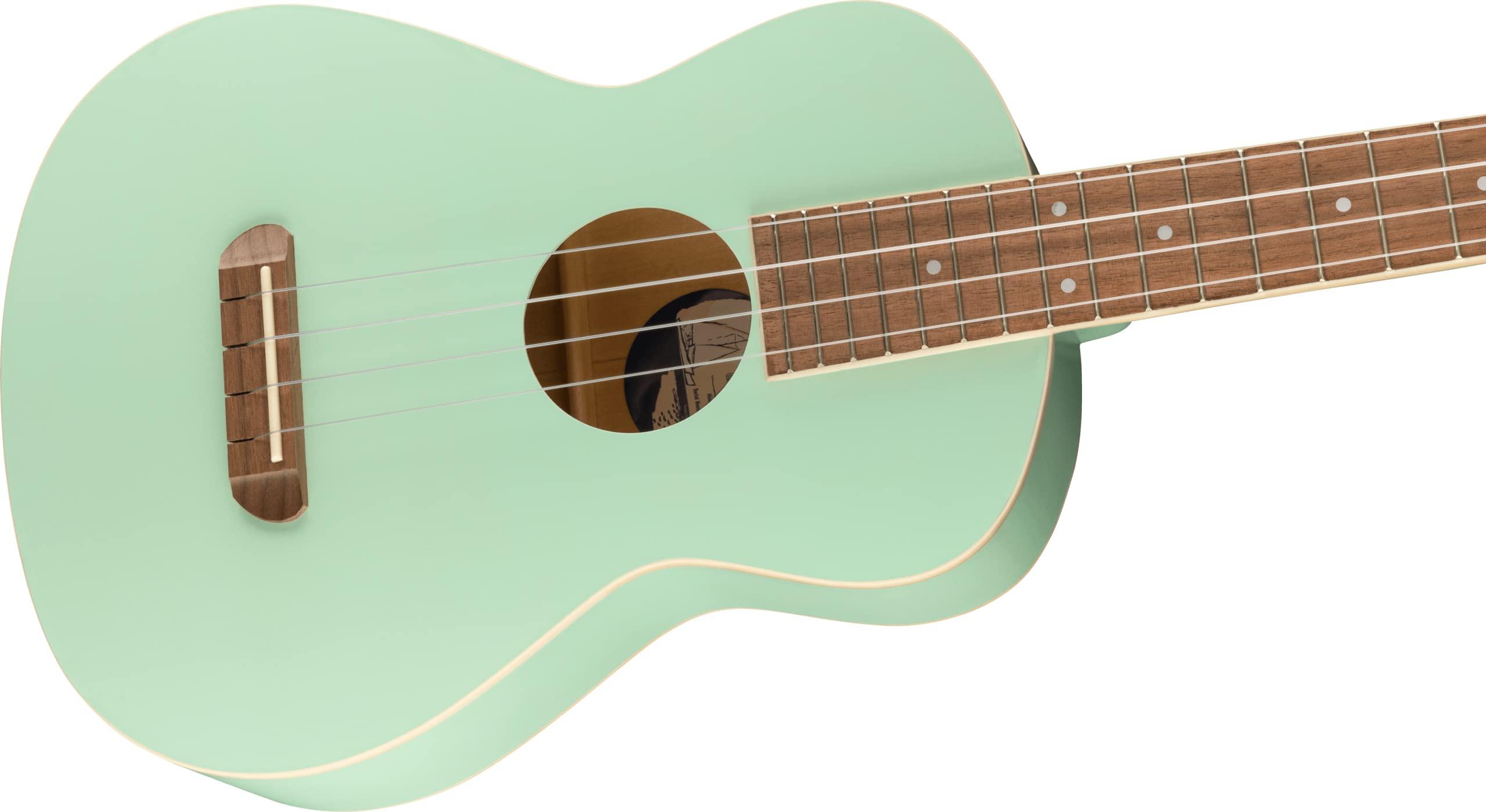 Fender Avalon Tenor Ukulele, Surf Green - Image 5